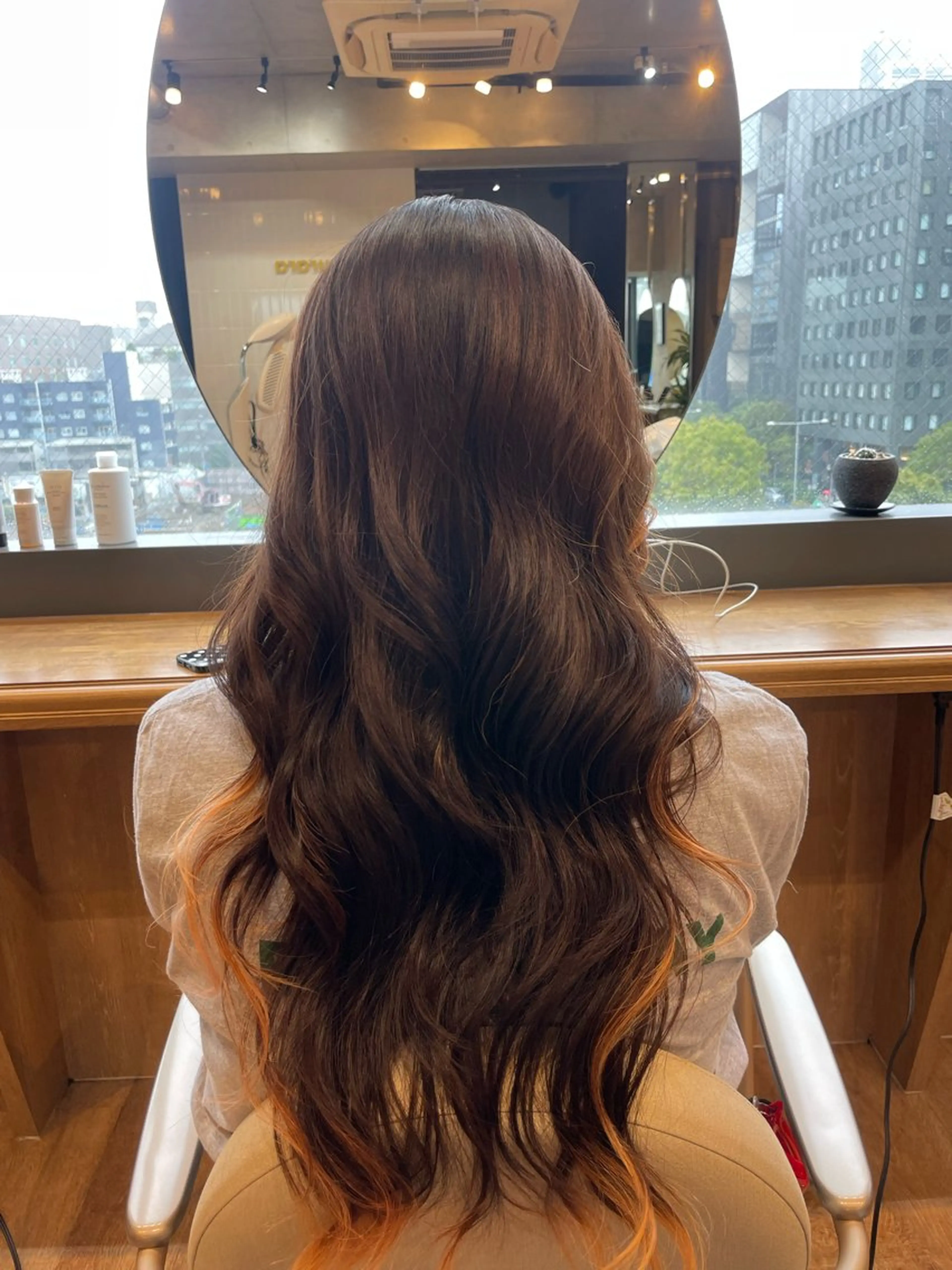 ロング カット ヘアカラー トリートメント hair&spa urara所属・urara/スパ 🌺aya🌺のヘアスタイル