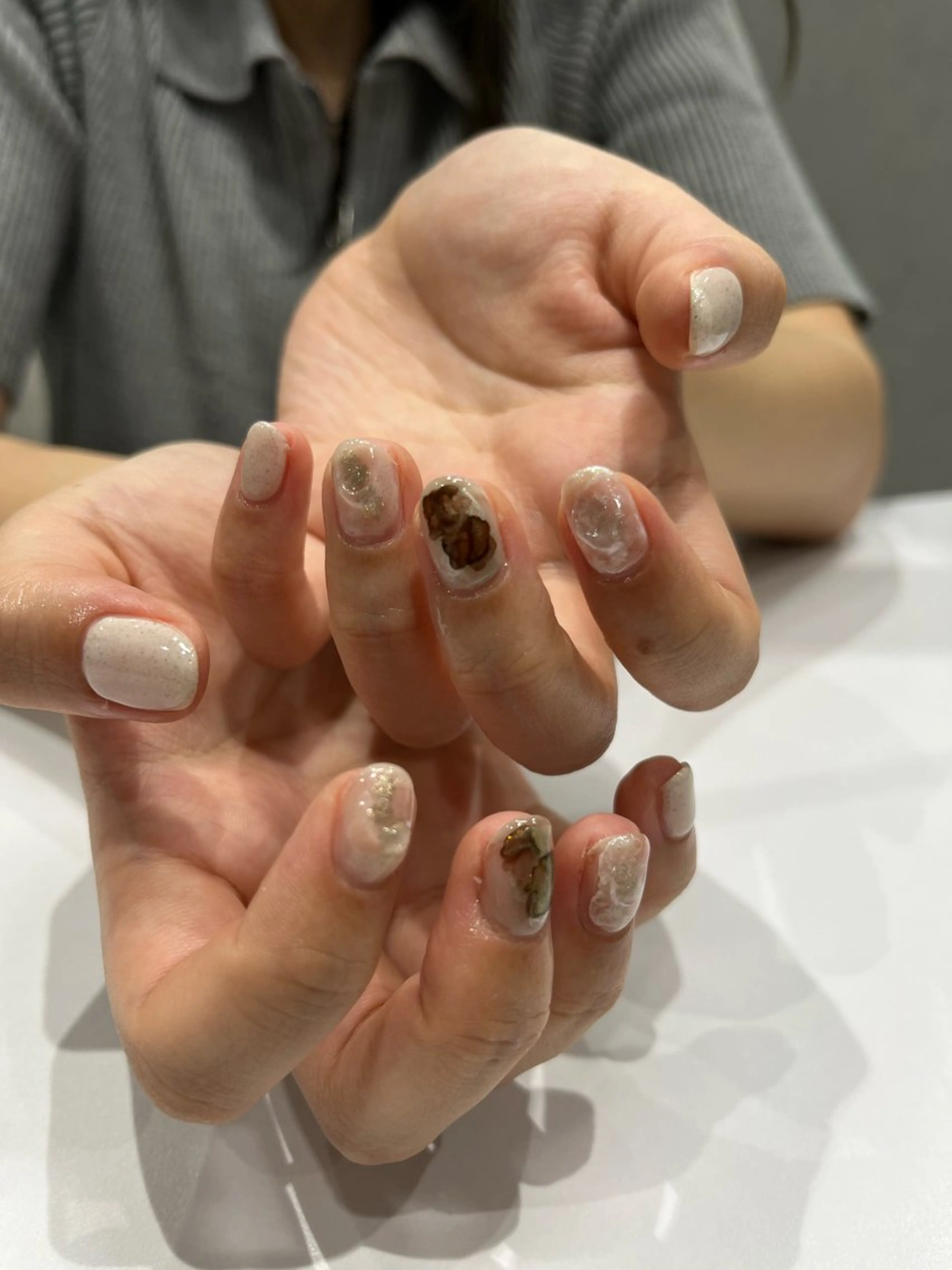 ネイル ハンドネイル GO TODAY  SHAiRE  SALON 横浜solace店所属・yuuna ネイルモデル募集中のネイルデザイン