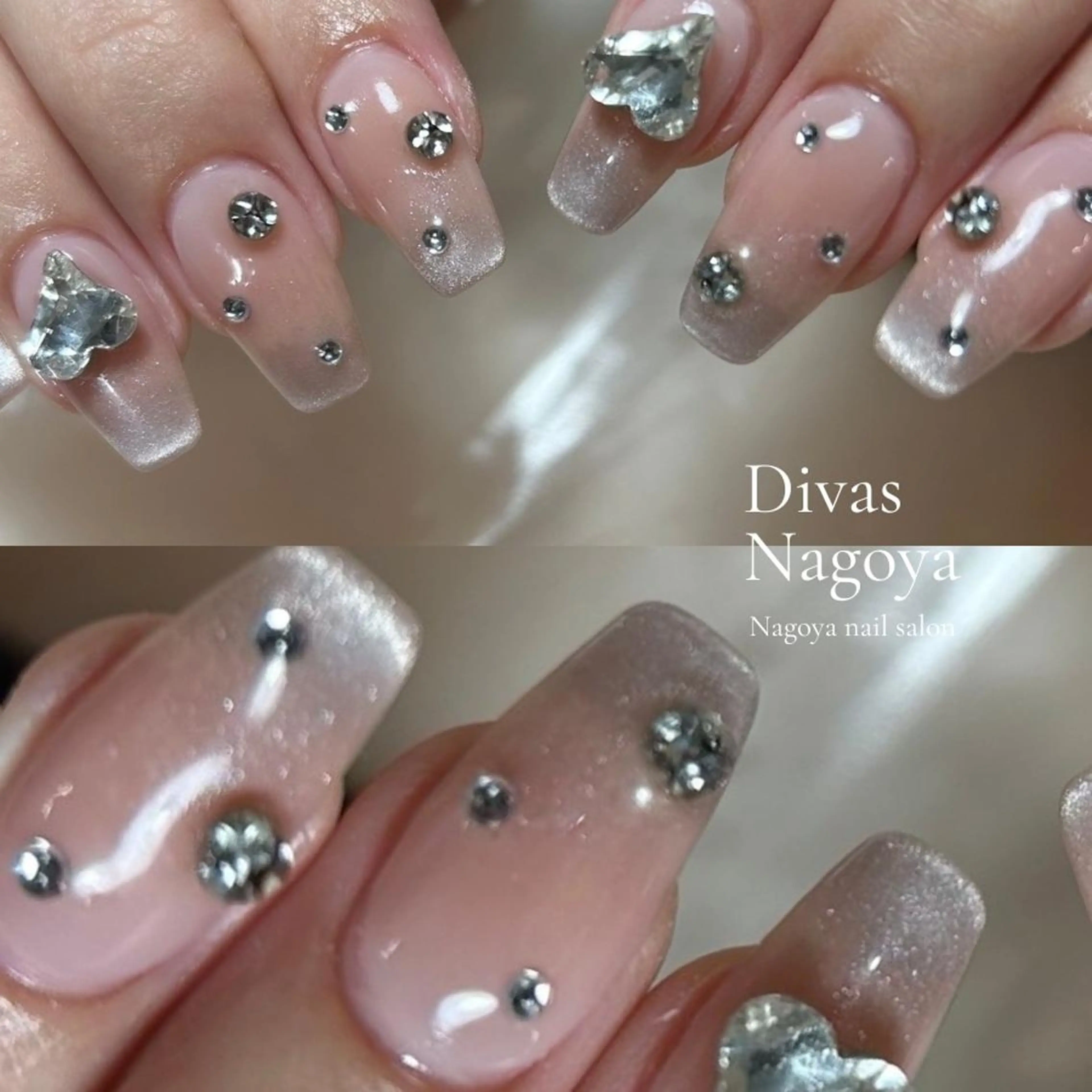 ネイル アートネイル 韓国ネイル マットネイル ミラーネイル ニュアンスネイル 💕Dig.nail Hideyo🌸のネイルデザイン