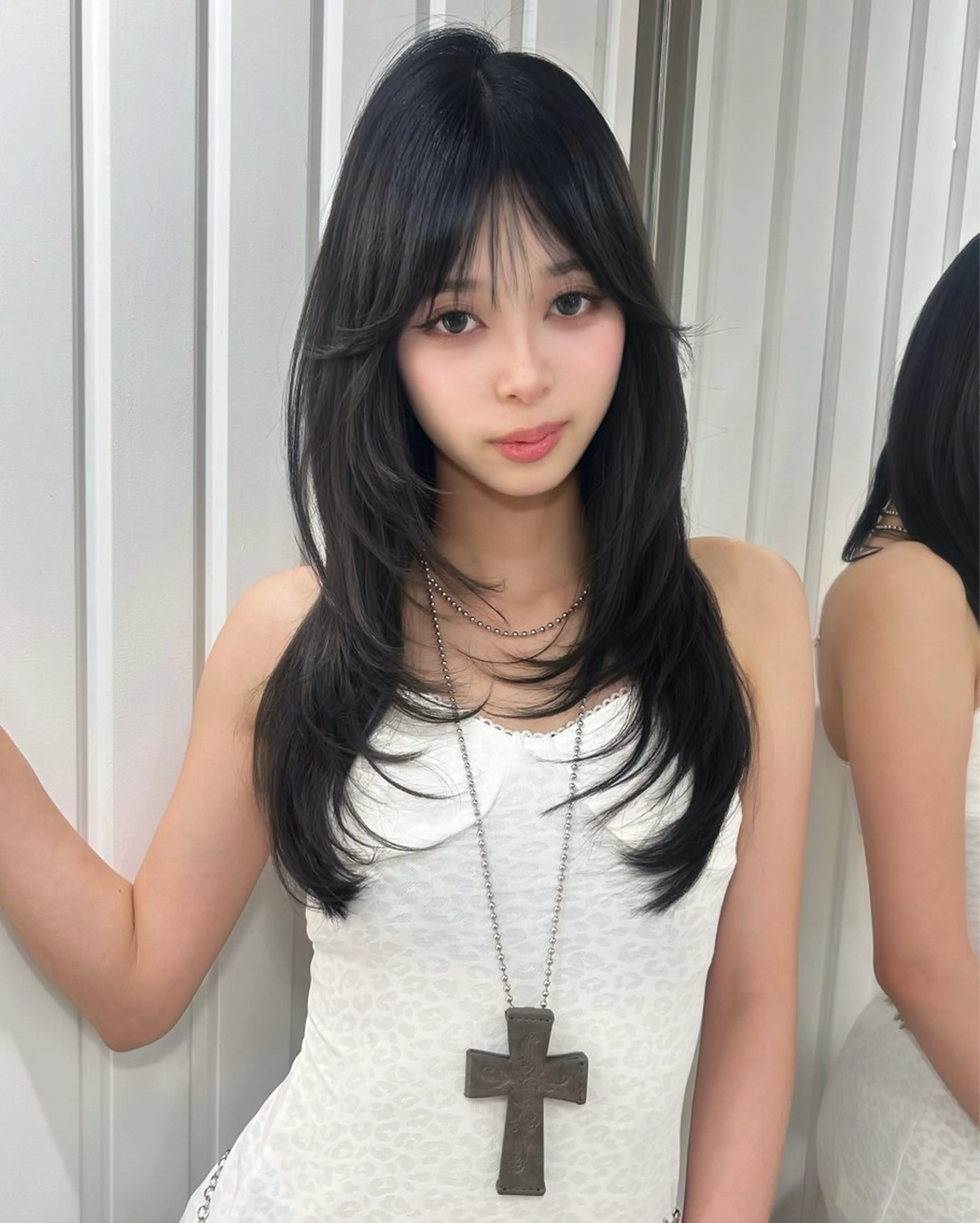 ロング カラー ヘアアレンジ yoko/レイヤー カット/艶カラーのヘアスタイル