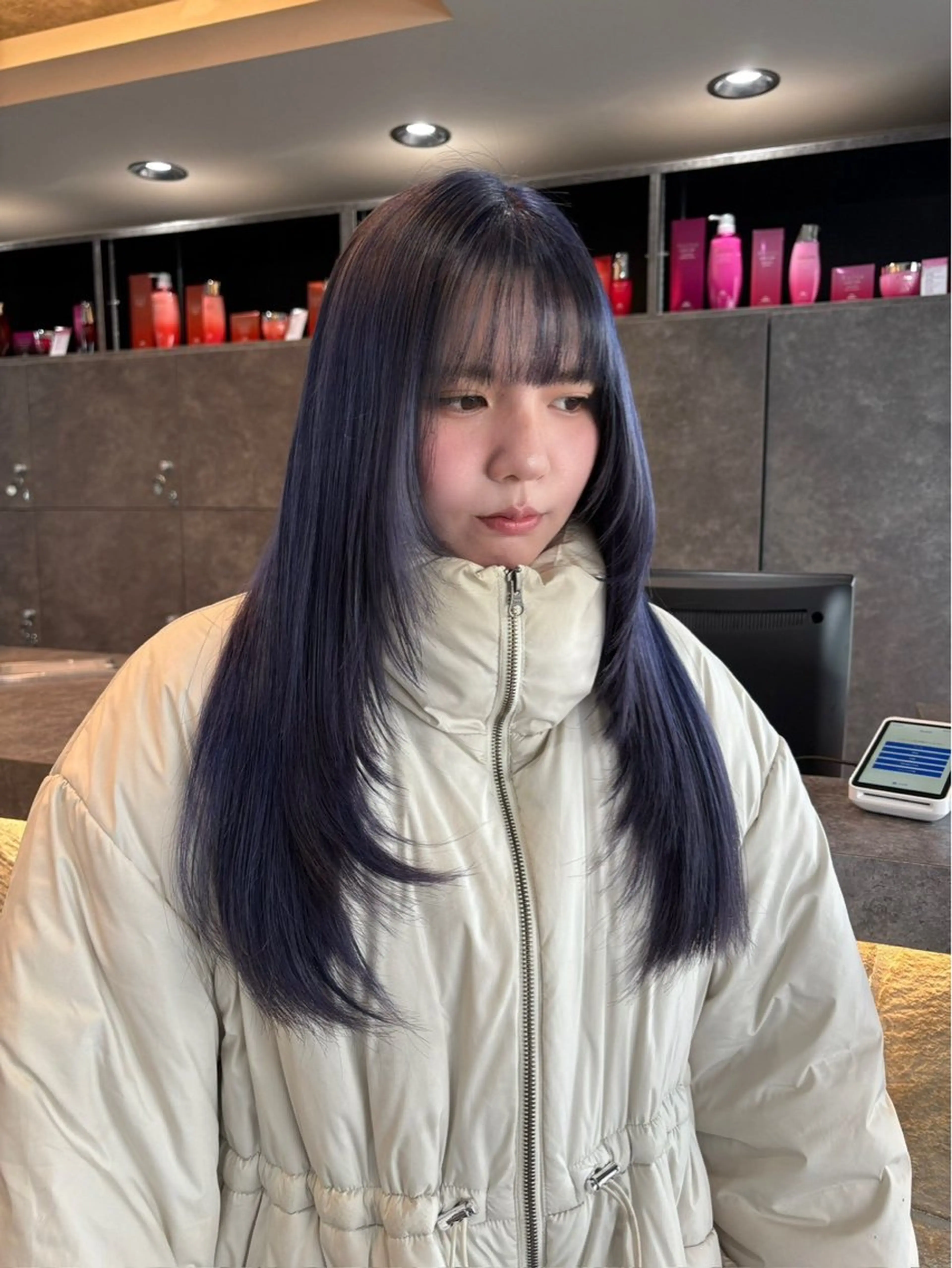 ロング カラー ヘアカラー 赤みなしカラー🍐/ 艶髪✨/ririkaのヘアスタイル