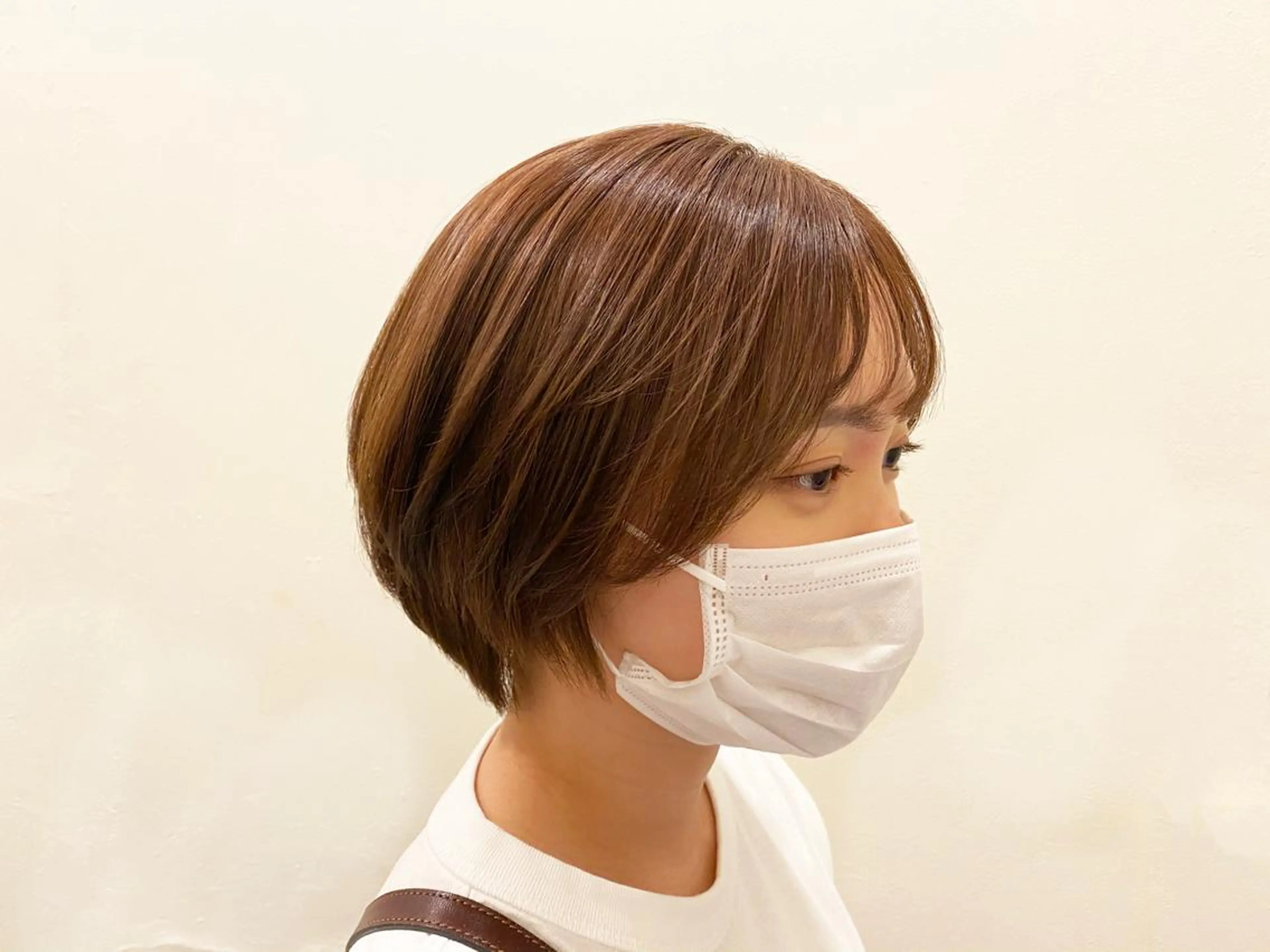 ショート カラー 透明感カラー 顔周りカット レイヤーカット カット ヘアカラー FLOW aoyama所属・✨レディース✨ 今だけカット￥０大石のヘアスタイル