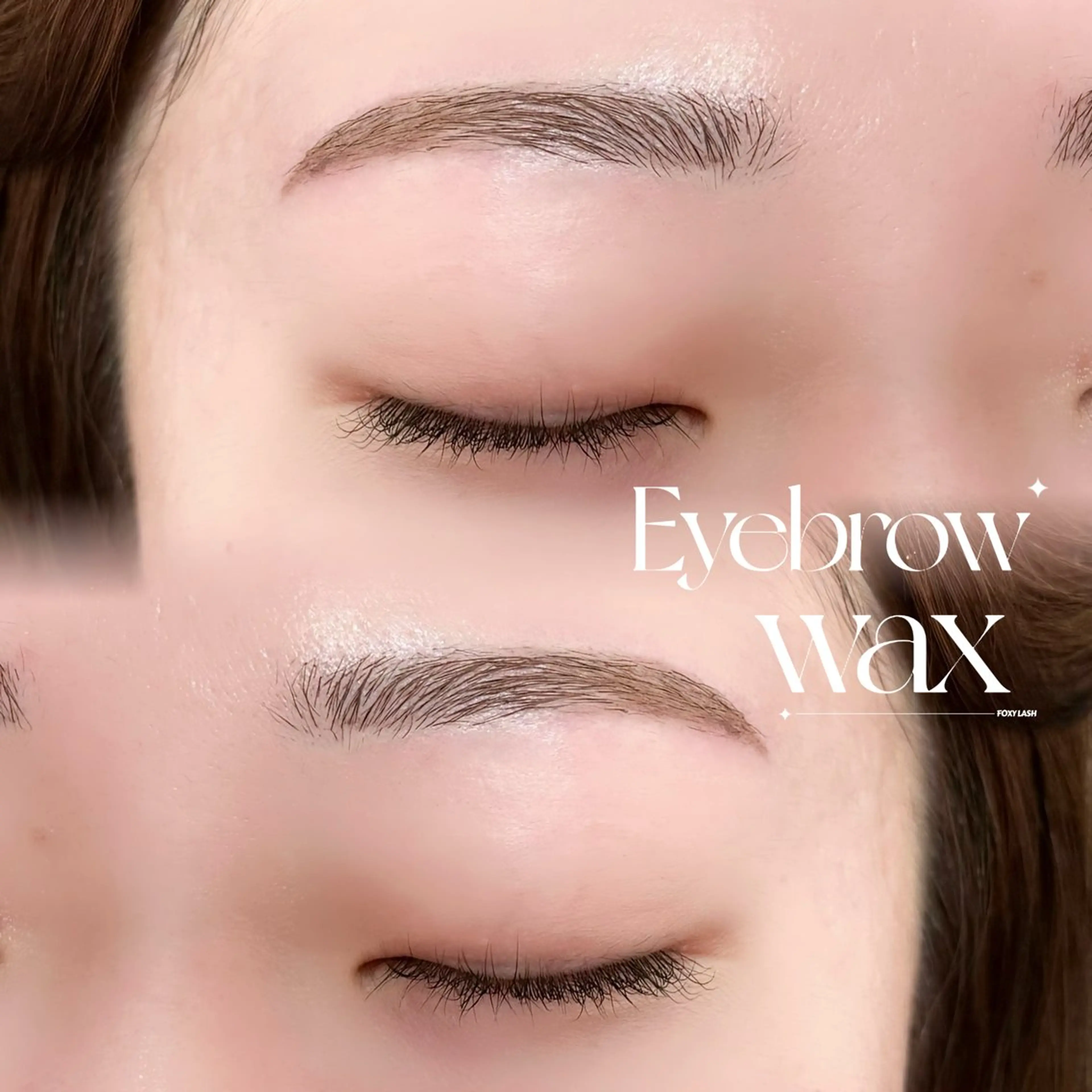 アイブロウ 眉毛ワックス脱毛 FOXYLASH Hataiのマツエク・マツパデザイン