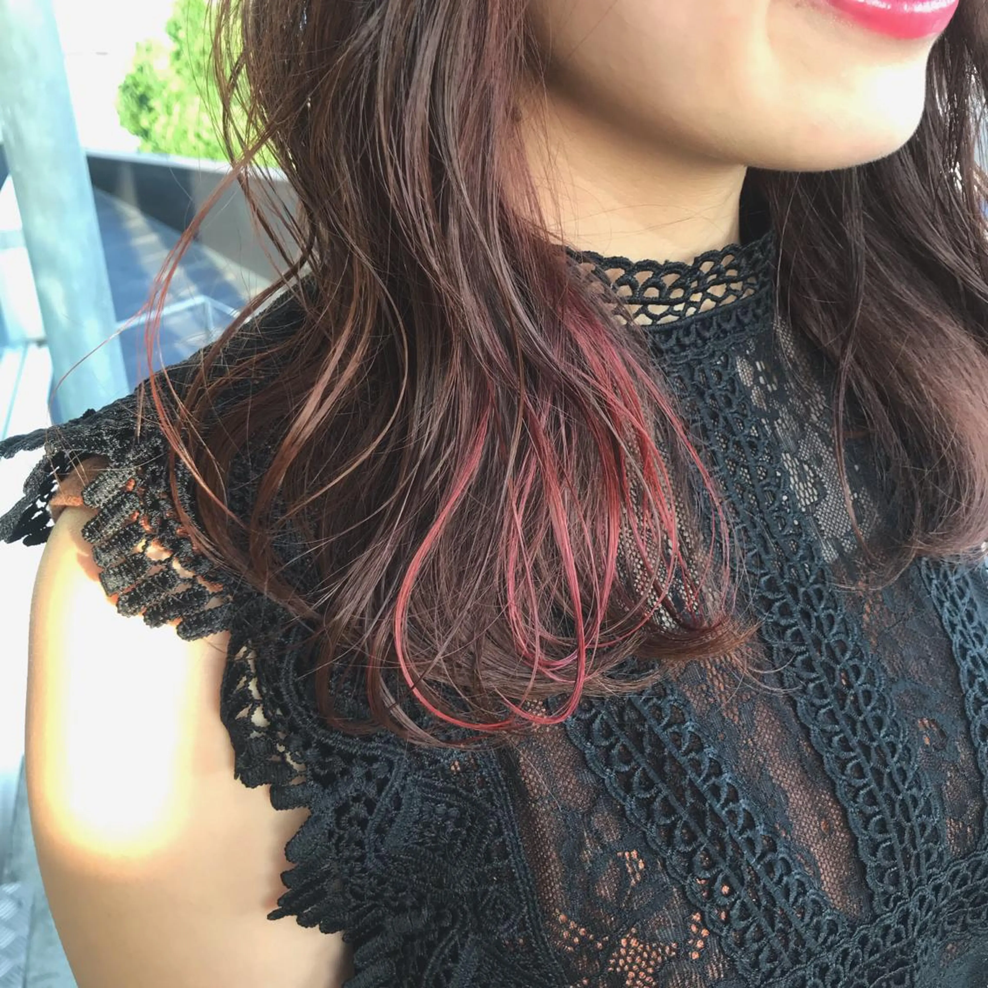 ミディアム カラー 中村 瑞希のヘアスタイル