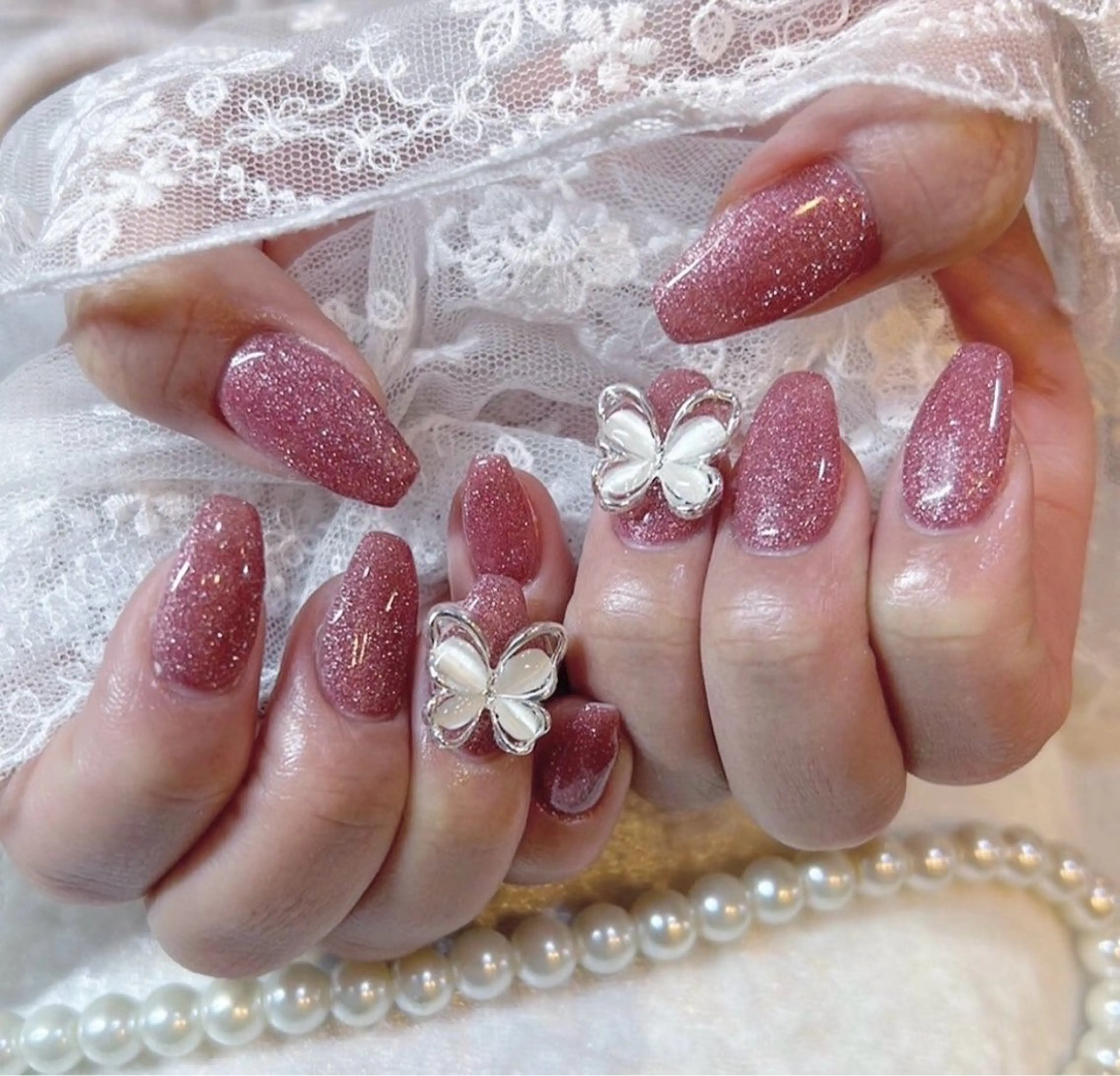 ネイル ジェルネイル 韓国ネイル 持ち込み ワンカラーネイル シンプルネイル ハンドネイル fiore nail 🦋のネイルデザイン