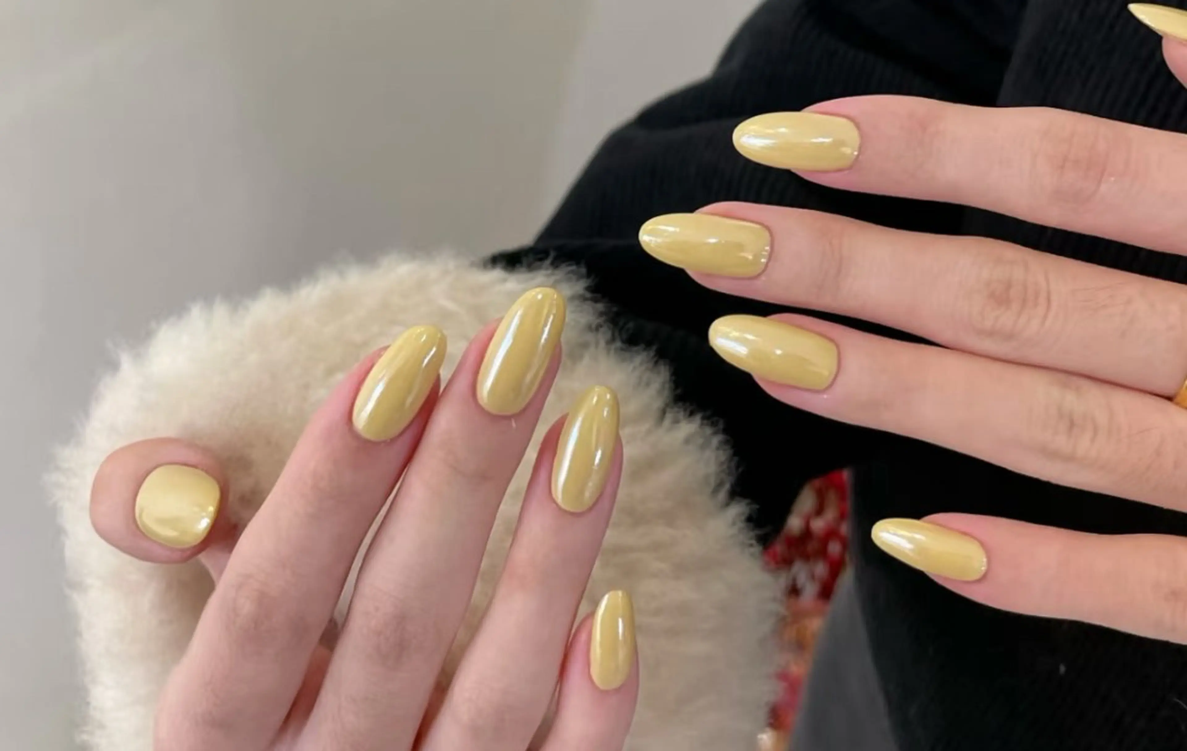 ネイル アートネイル オーロラネイル チークネイル フレンチネイル ガラスフレンチ ハンドネイル 🎀🎀YooLi Nail Salonのネイルデザイン