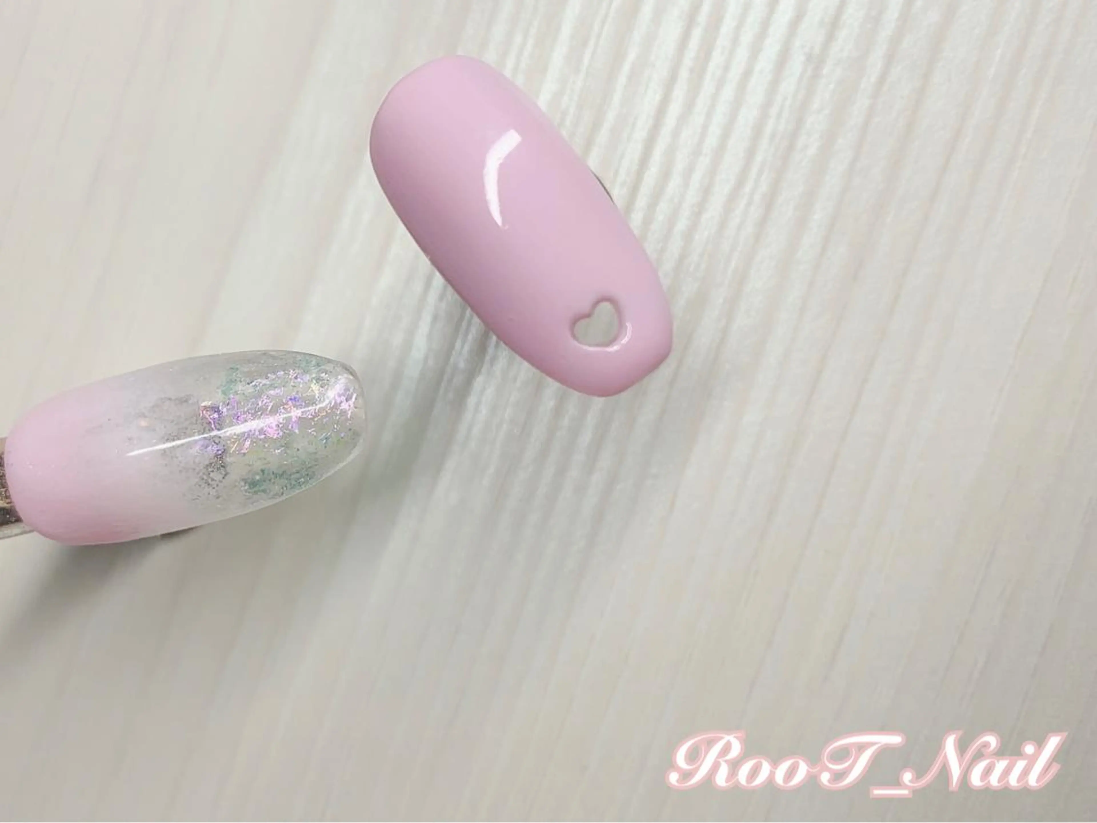 メンズ ネイル オーロラネイル ハンドネイル RooT Nailのネイルデザイン