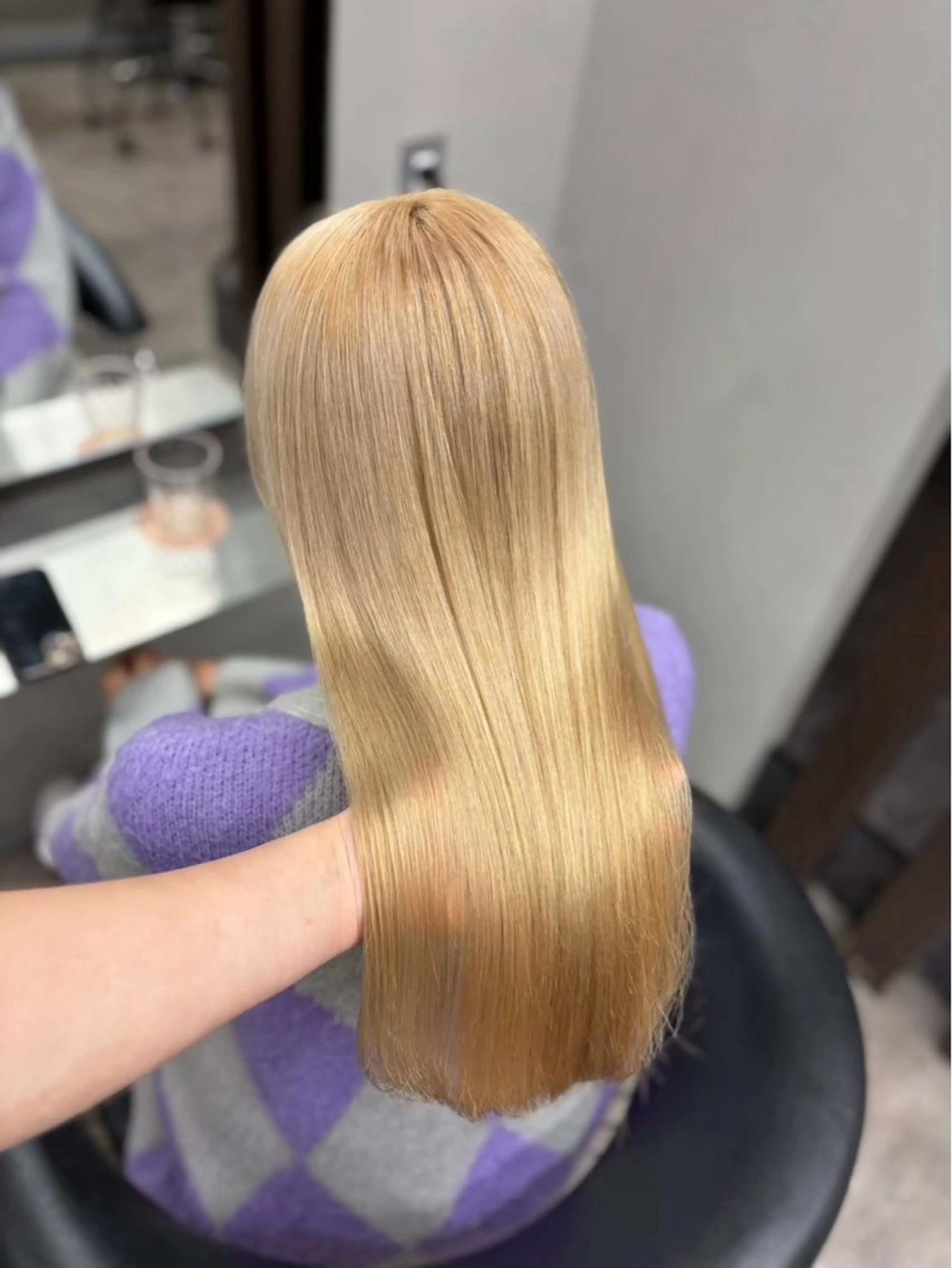 ロング 髪質改善 トリートメント トリートメント 市森 心寧のヘアスタイル