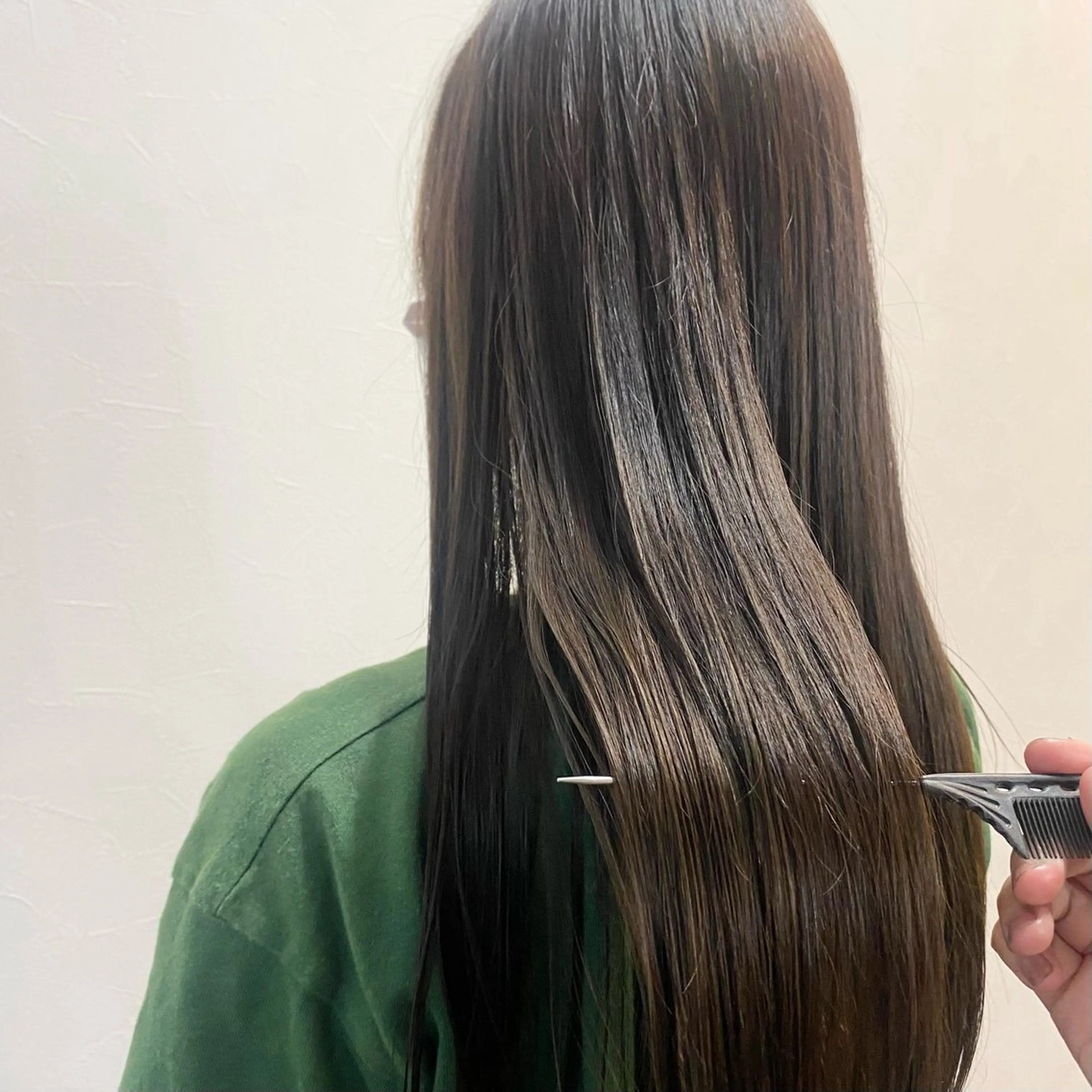 ロング カラー Haruka韓国風 似合わせカット♡のヘアスタイル