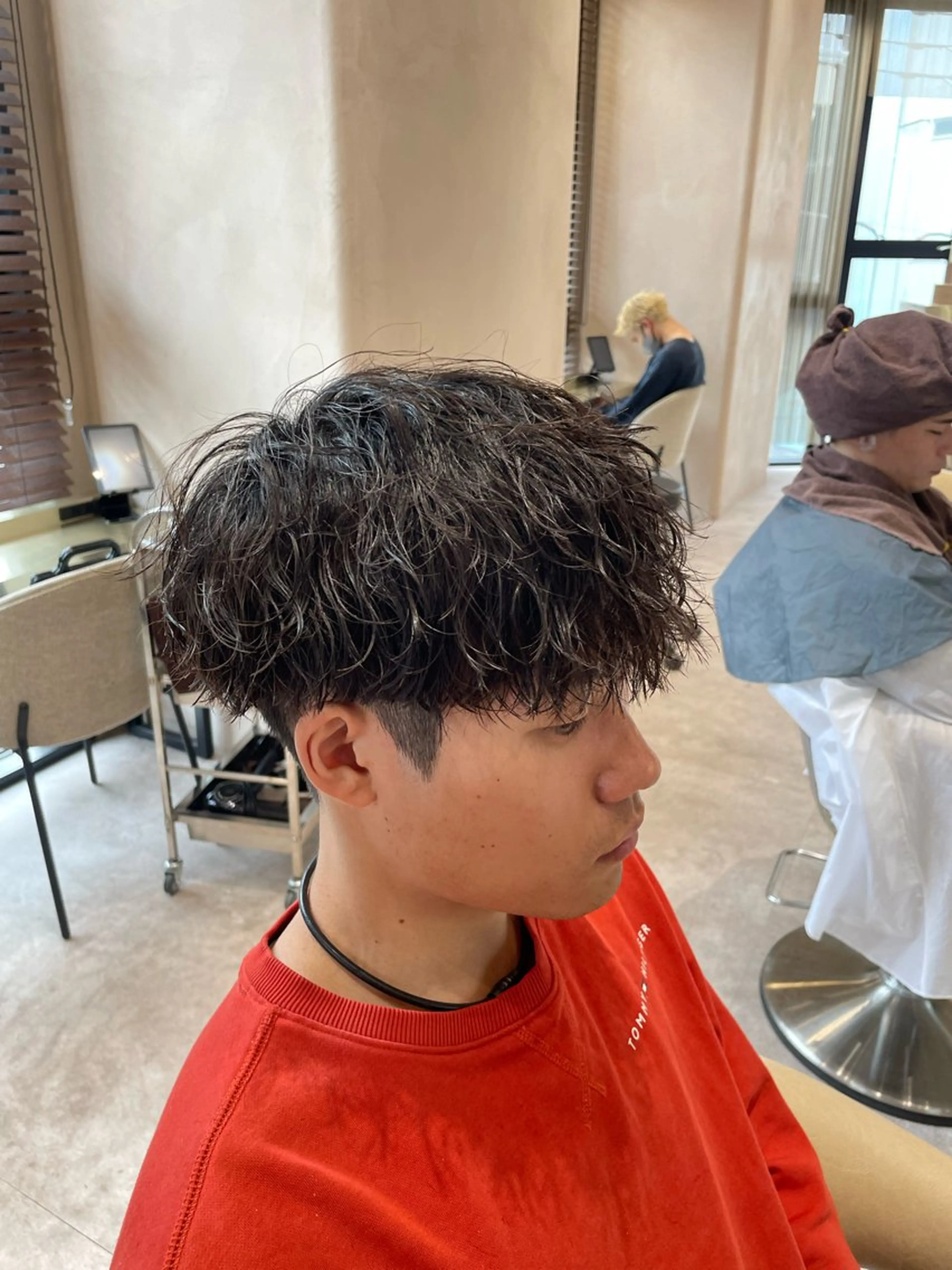 ショート パーマ メンズ メンズ特化美容師 🤍FUKAのヘアスタイル