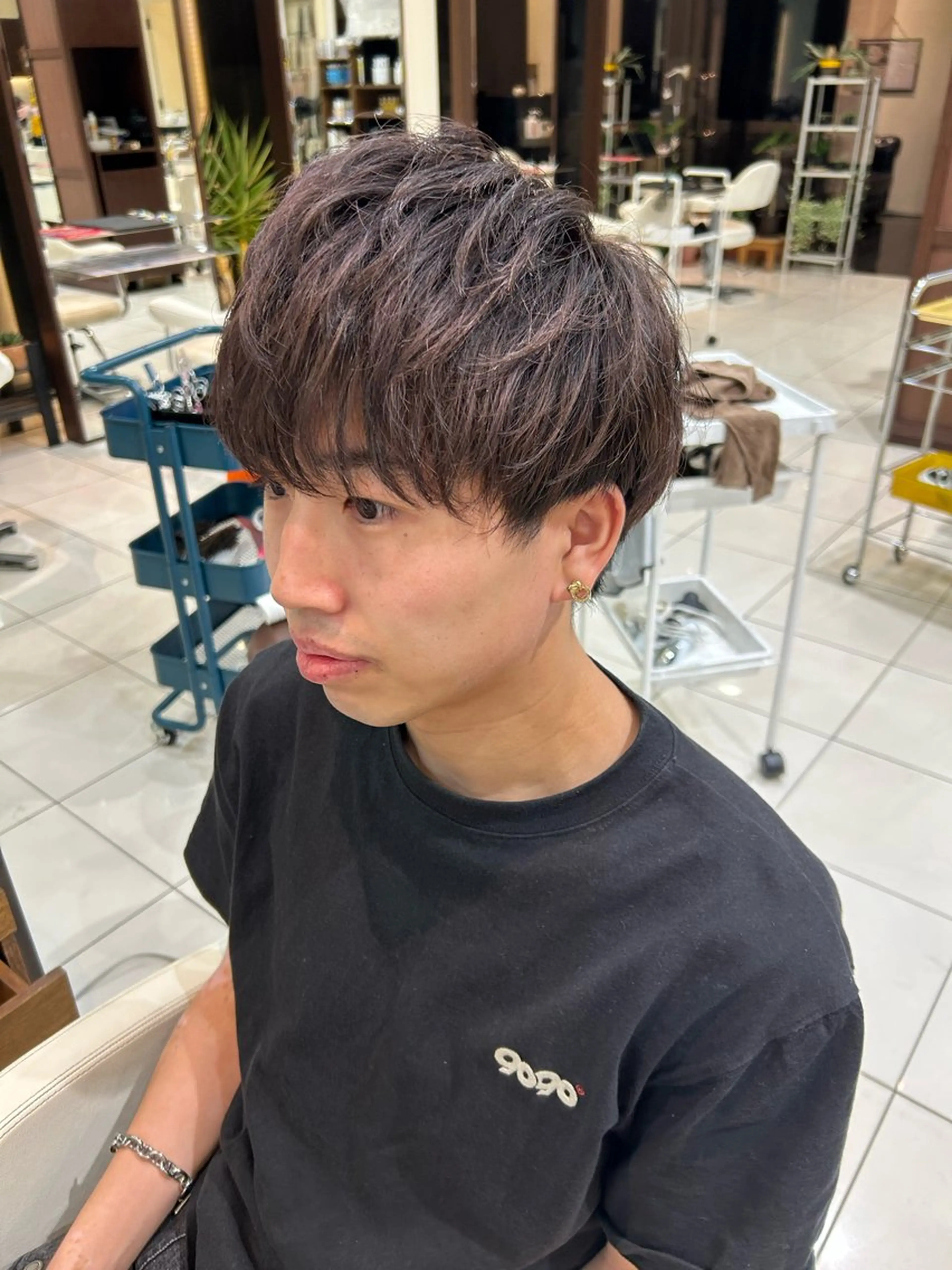 メンズ ヘアカラー 森山 愛有菜のヘアスタイル