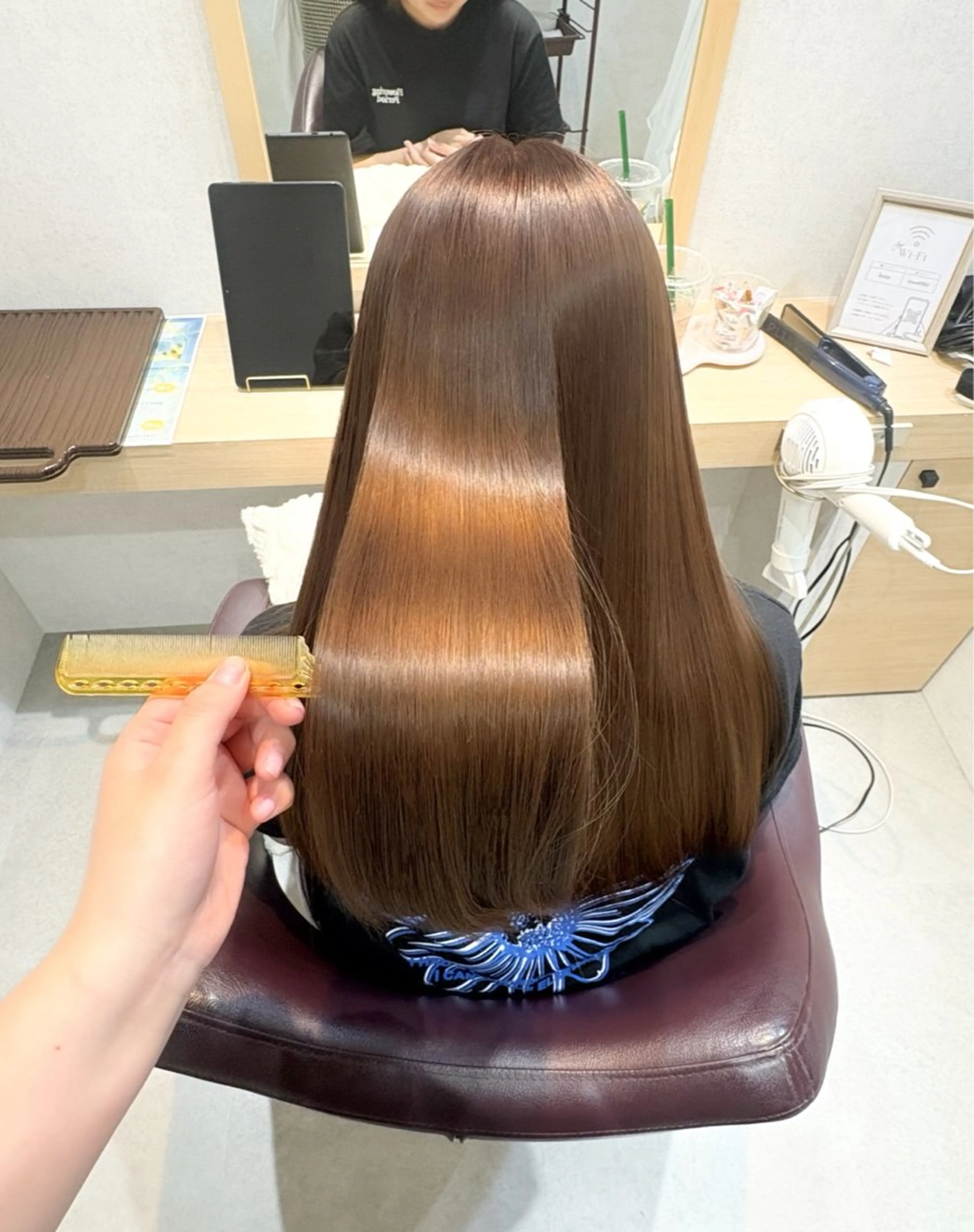 💖本日限定💖似合わせ前髪・お顔周りカット＆透明感カラー＆ホームケア付きダメージトリートメント🎀🤍の写真
