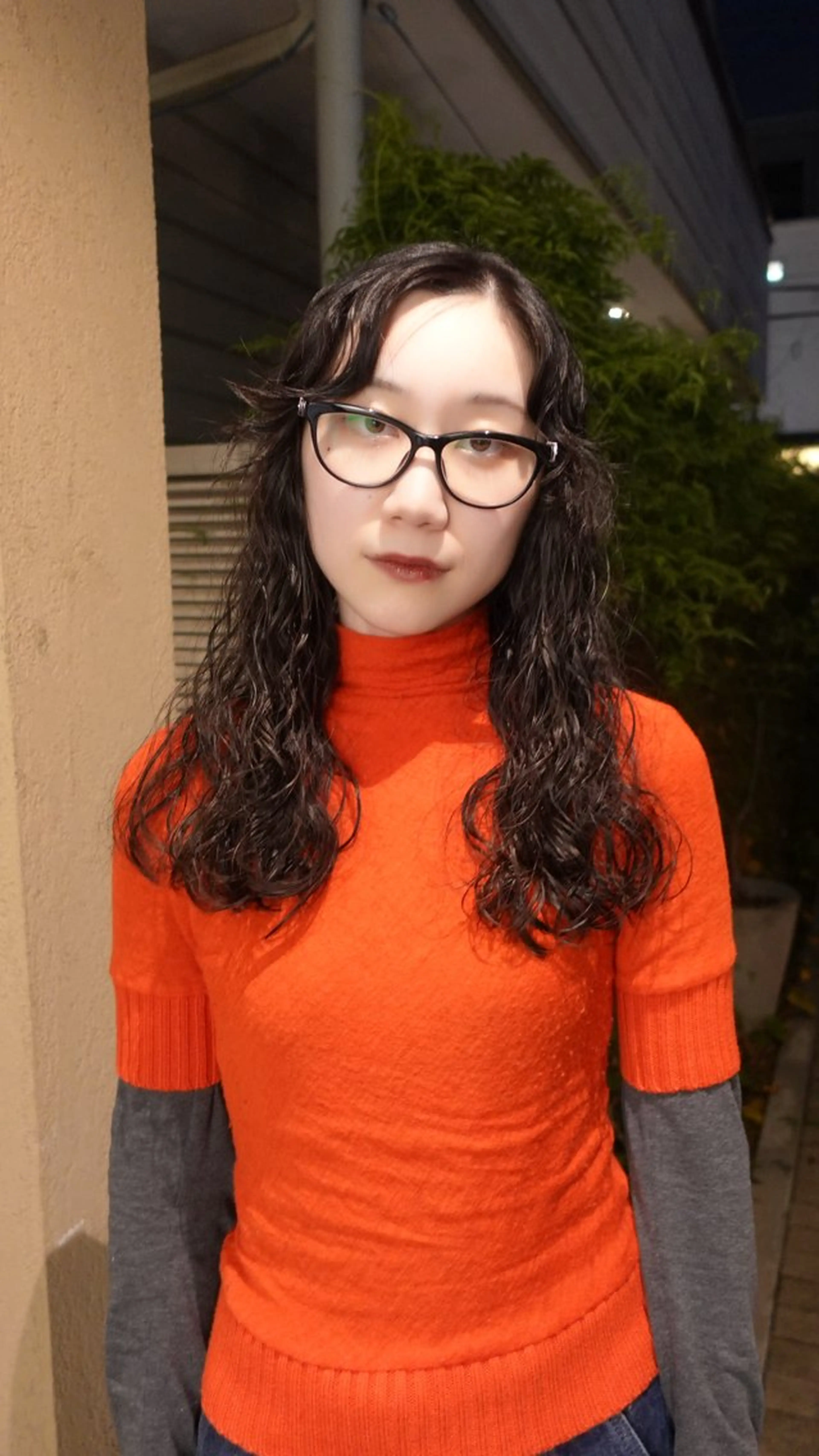 セミロング パーマ セミロングパーマ 伸ばしかけ カット パーマ sakoda shunkiのヘアスタイル