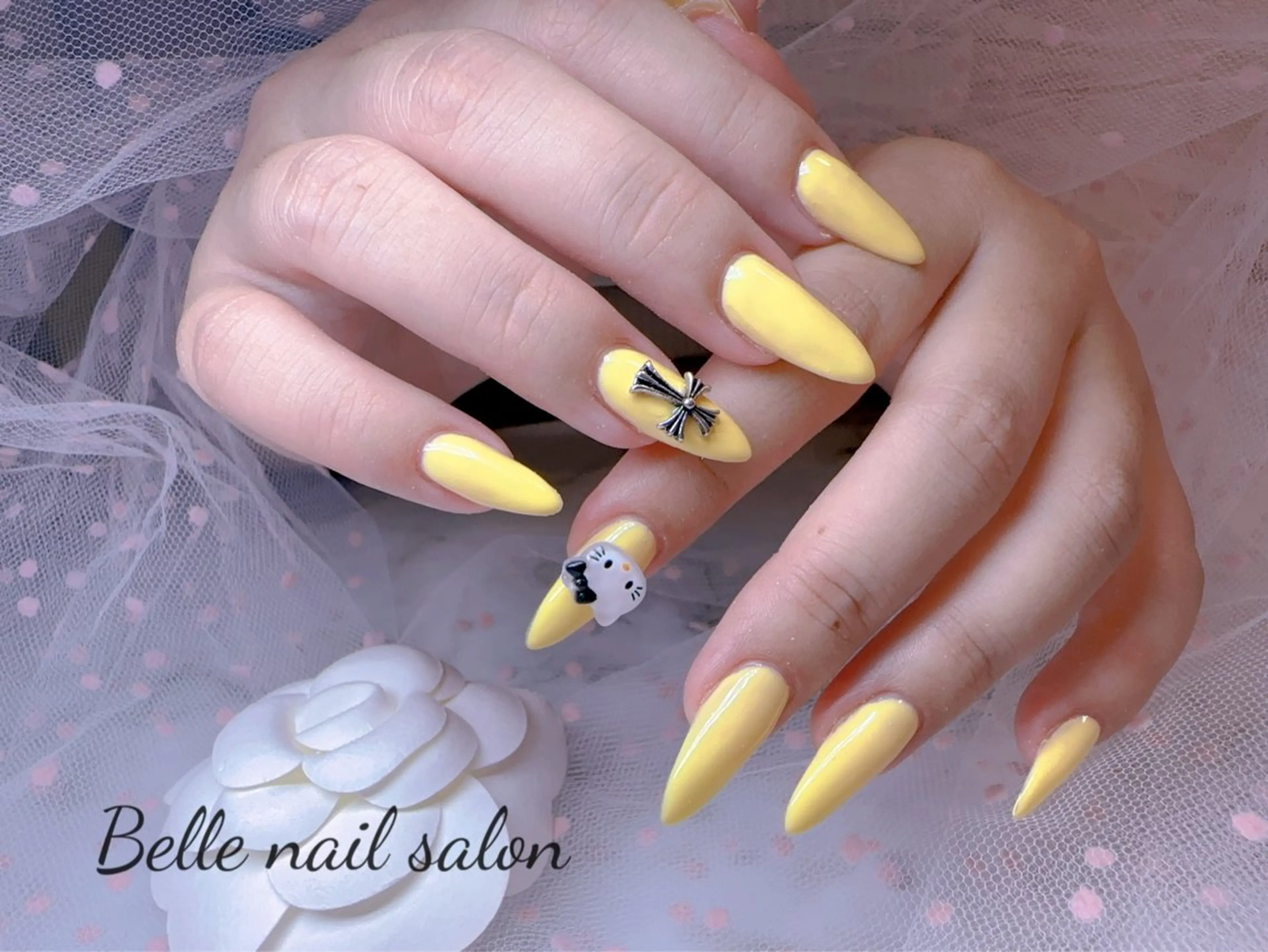 ネイル オーロラネイル 長さ出し フットネイル 韓国ネイル ラメ(グリッター) ハンドネイル Belle nail salon 新小岩のネイルデザイン