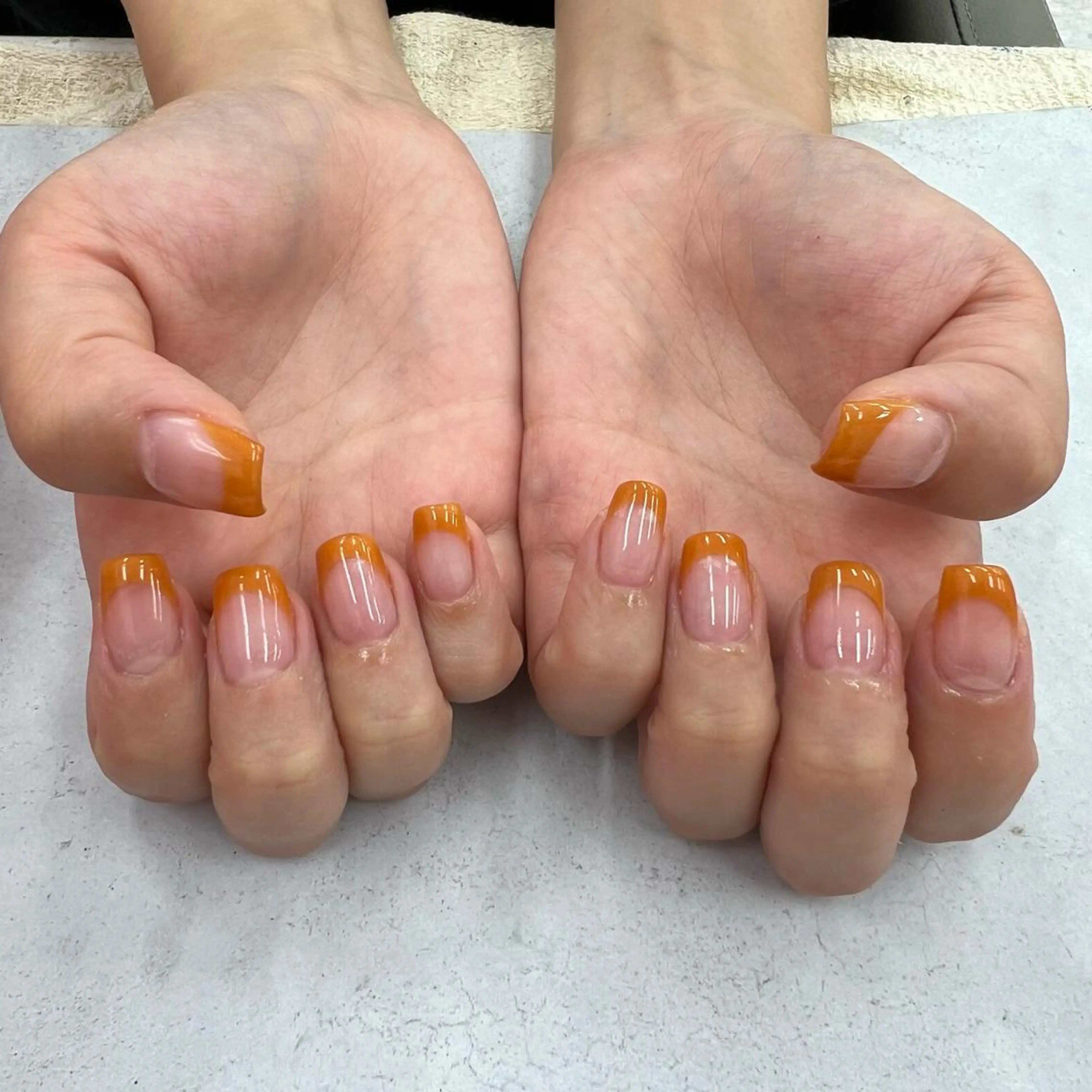 セミロング ネイル フレンチネイル Bianca立川店 / HAYASHIのネイルデザイン