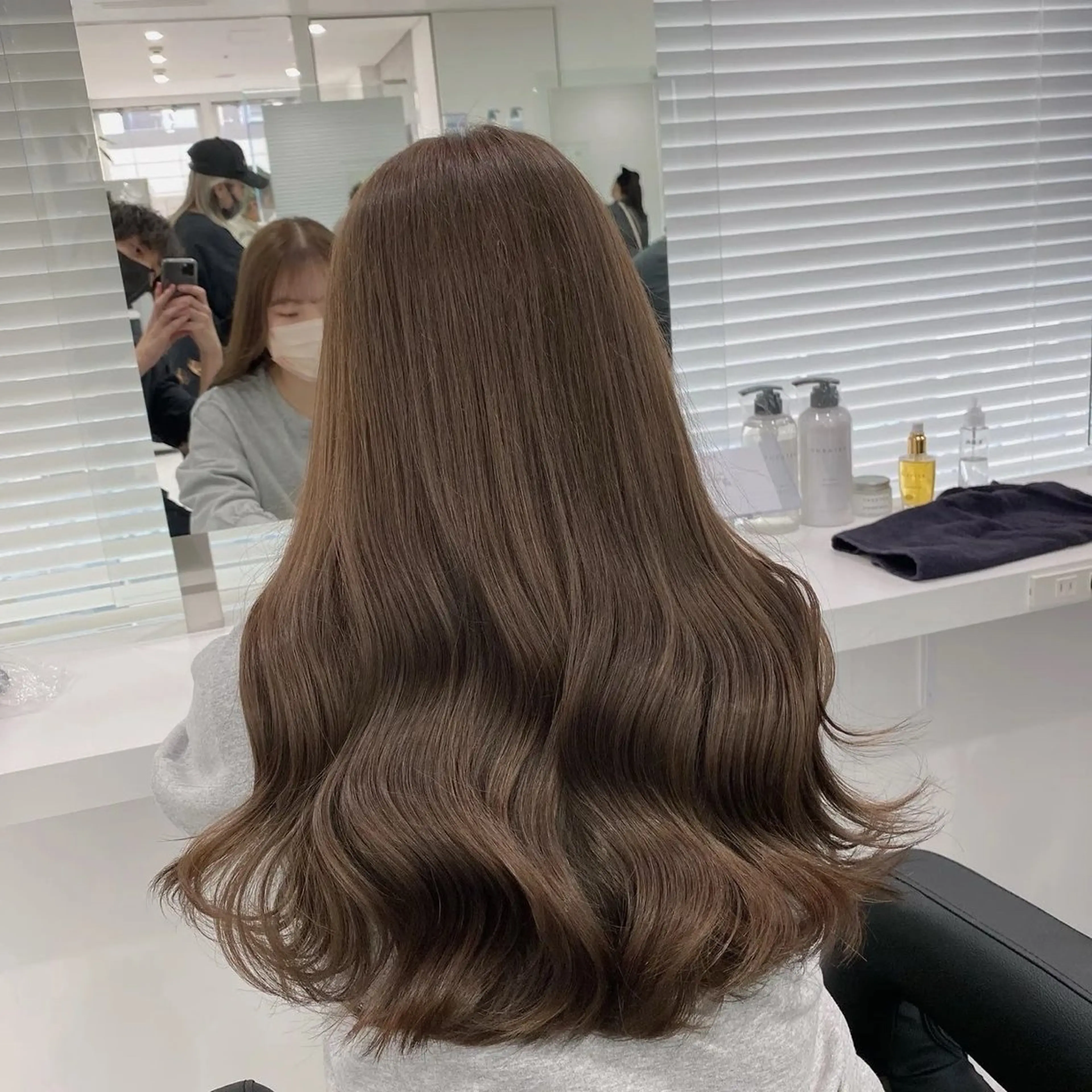 ロング カラー ヘアアレンジ カット ヘアカラー トリートメント レイヤーカット/トレ ンド🎀Saki🎀のヘアスタイル