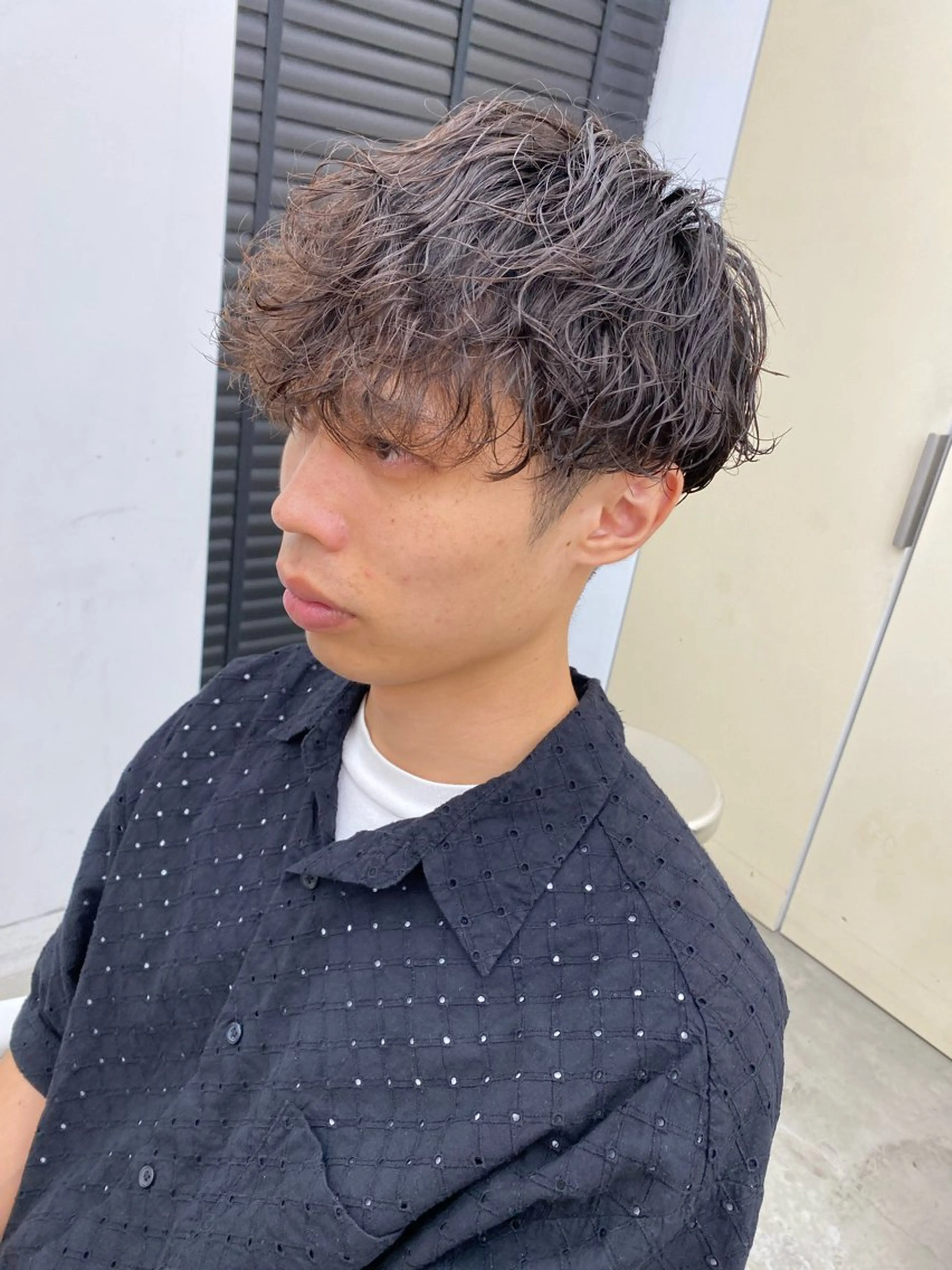パーマ メンズ メンズパーマ スペインカール 波巻きパーマ ツヨシ/メンズカット /メンズパーマのヘアスタイル