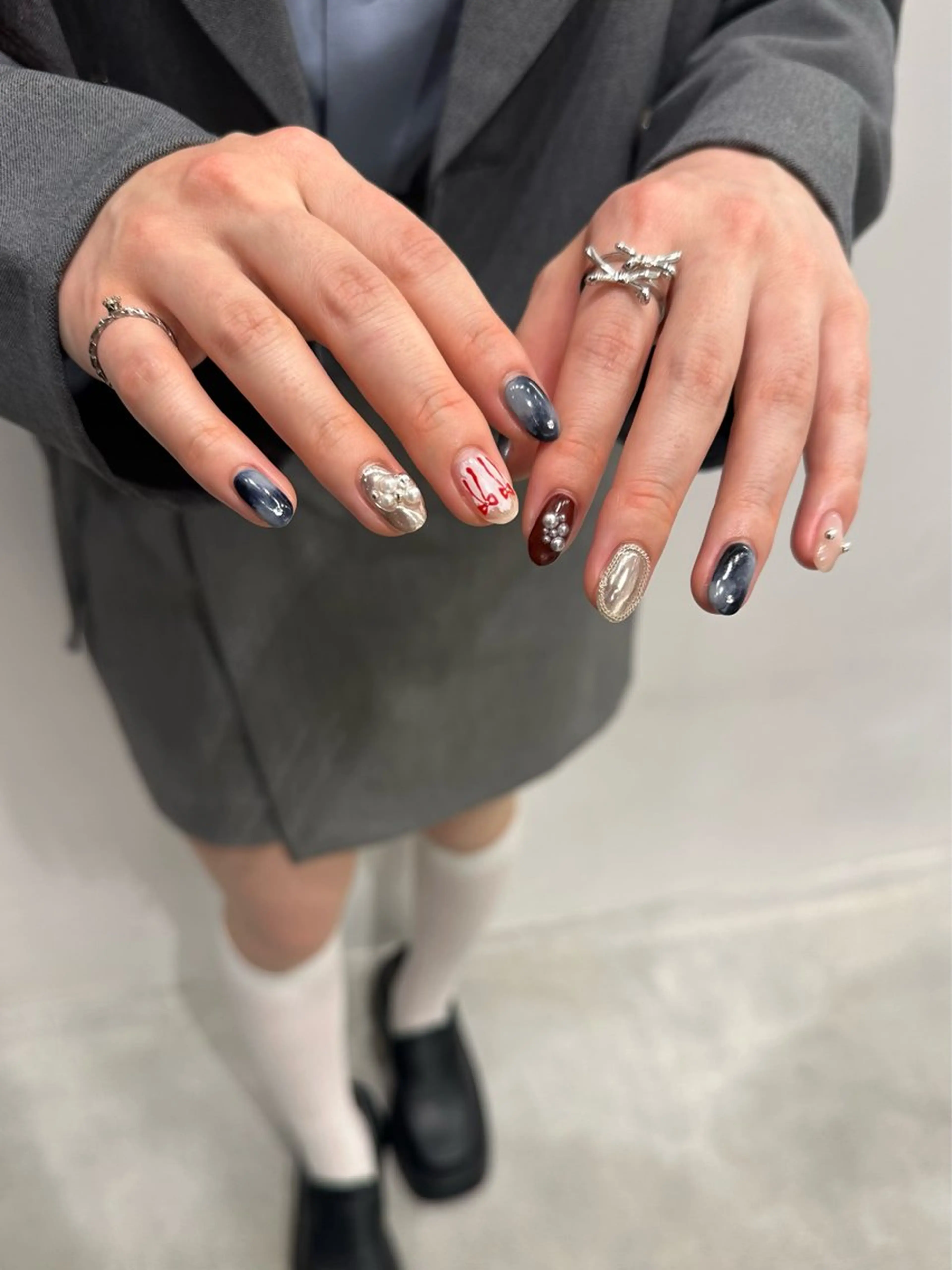 ネイル ハンドネイル COIN  nail hinataのネイルデザイン