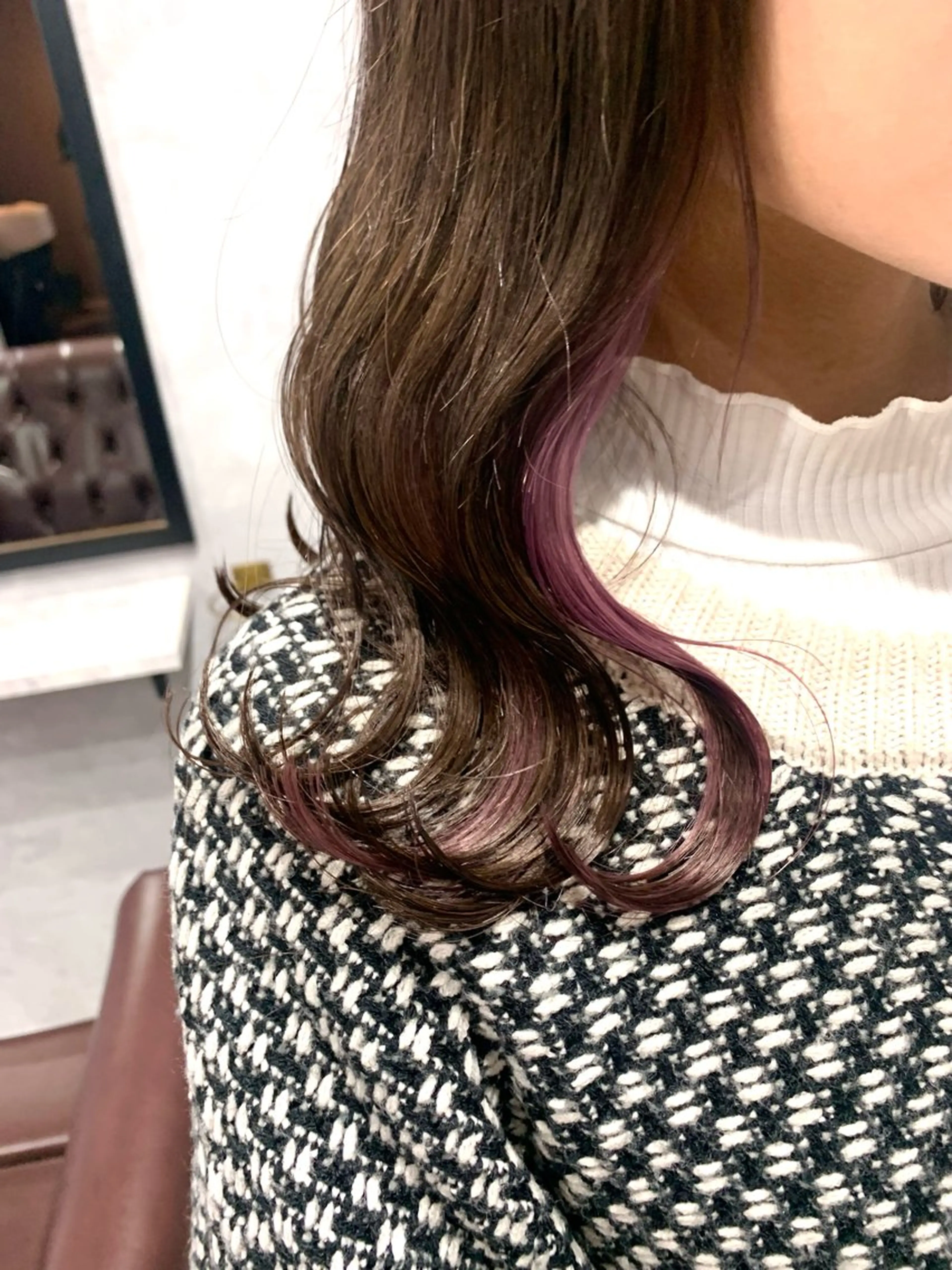 ミディアム ヘアカラー トリートメント 池袋/ダブルカラー GLADGE🩵のヘアスタイル
