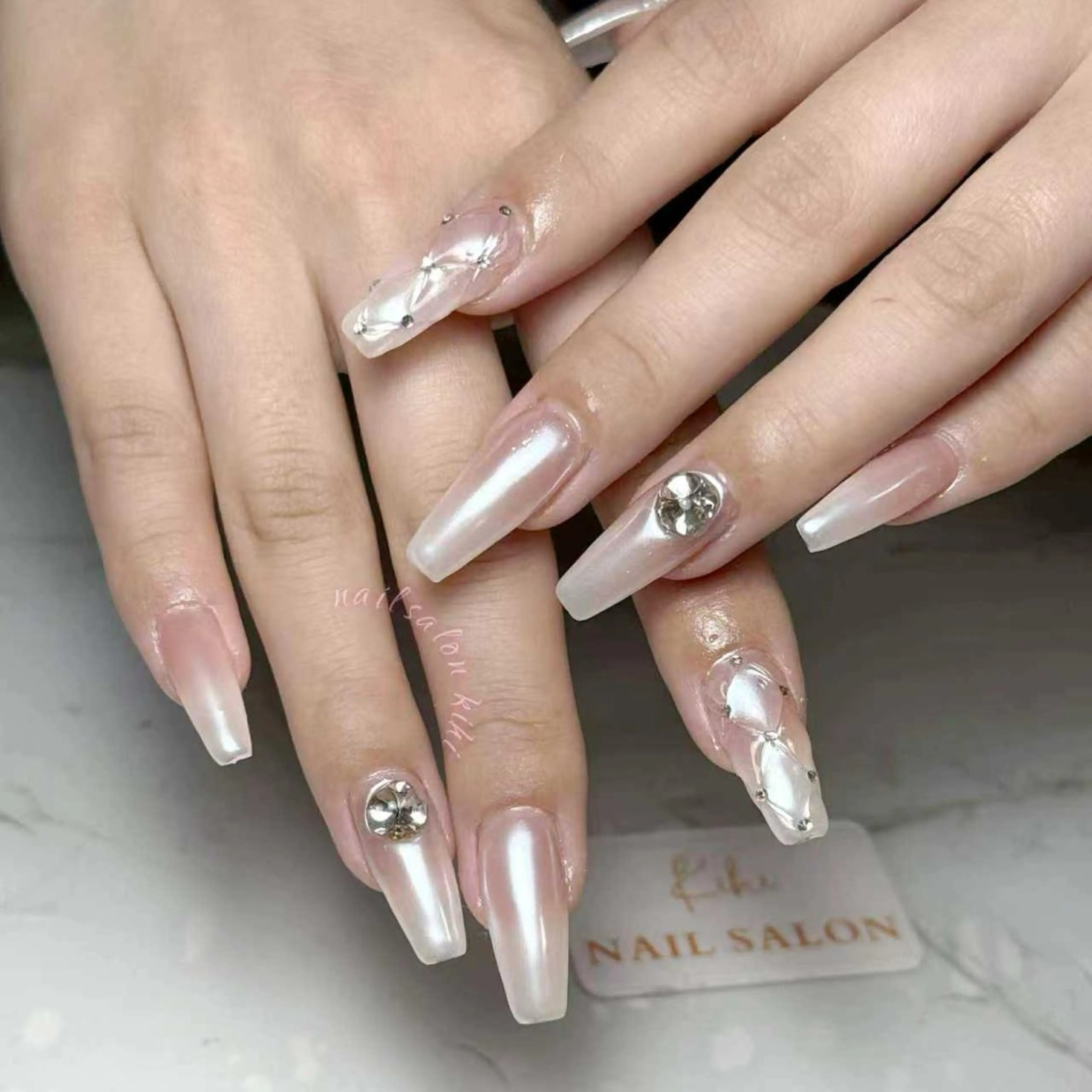 ネイル アートネイル フレンチネイル ジェルネイル グラデーション 韓国ネイル ハンドネイル Nail Salon Kihi さくらのネイルデザイン