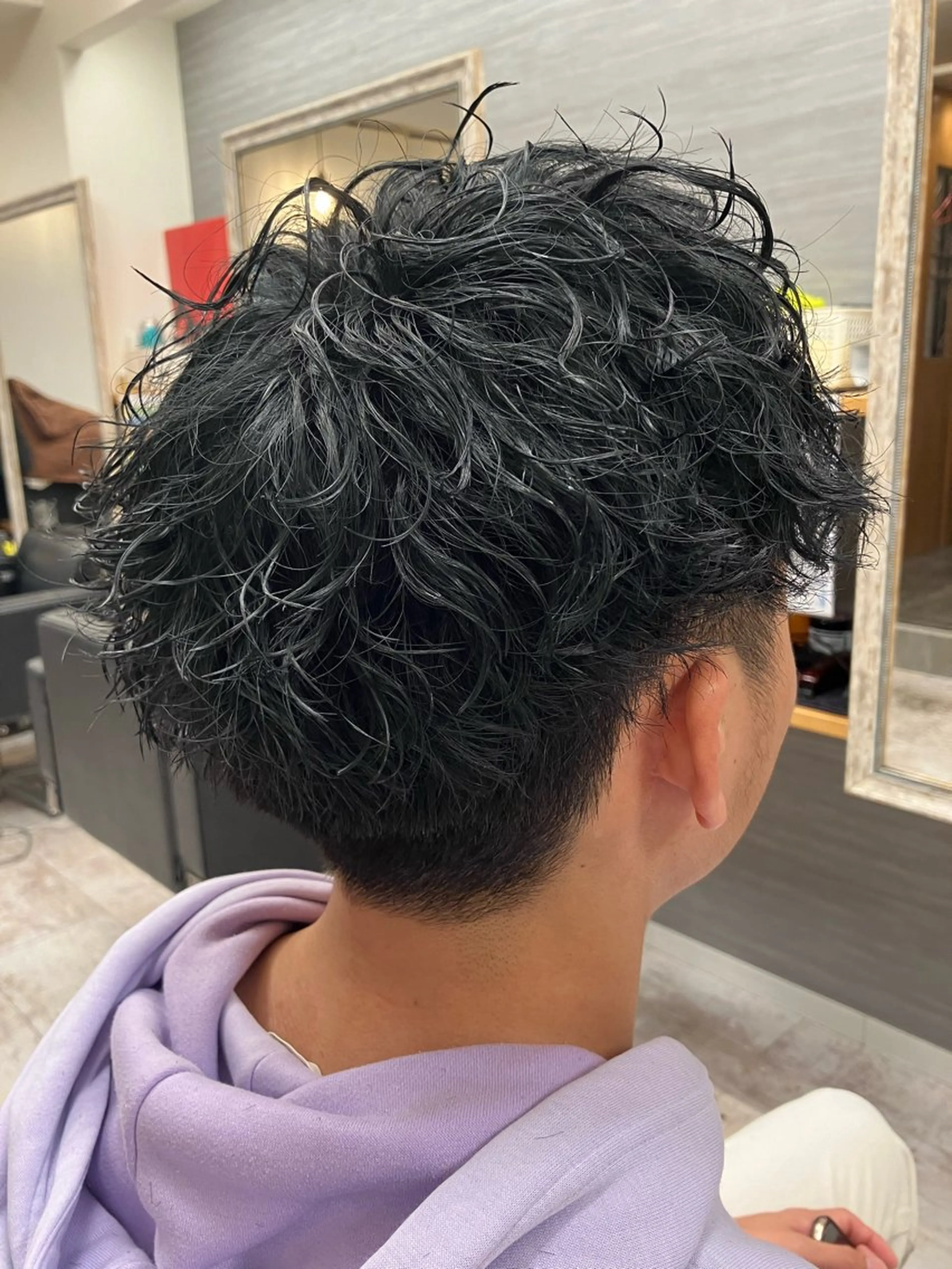 パーマ メンズ カット パーマ メンズ特化/パーマ/ フェードWATARUのヘアスタイル