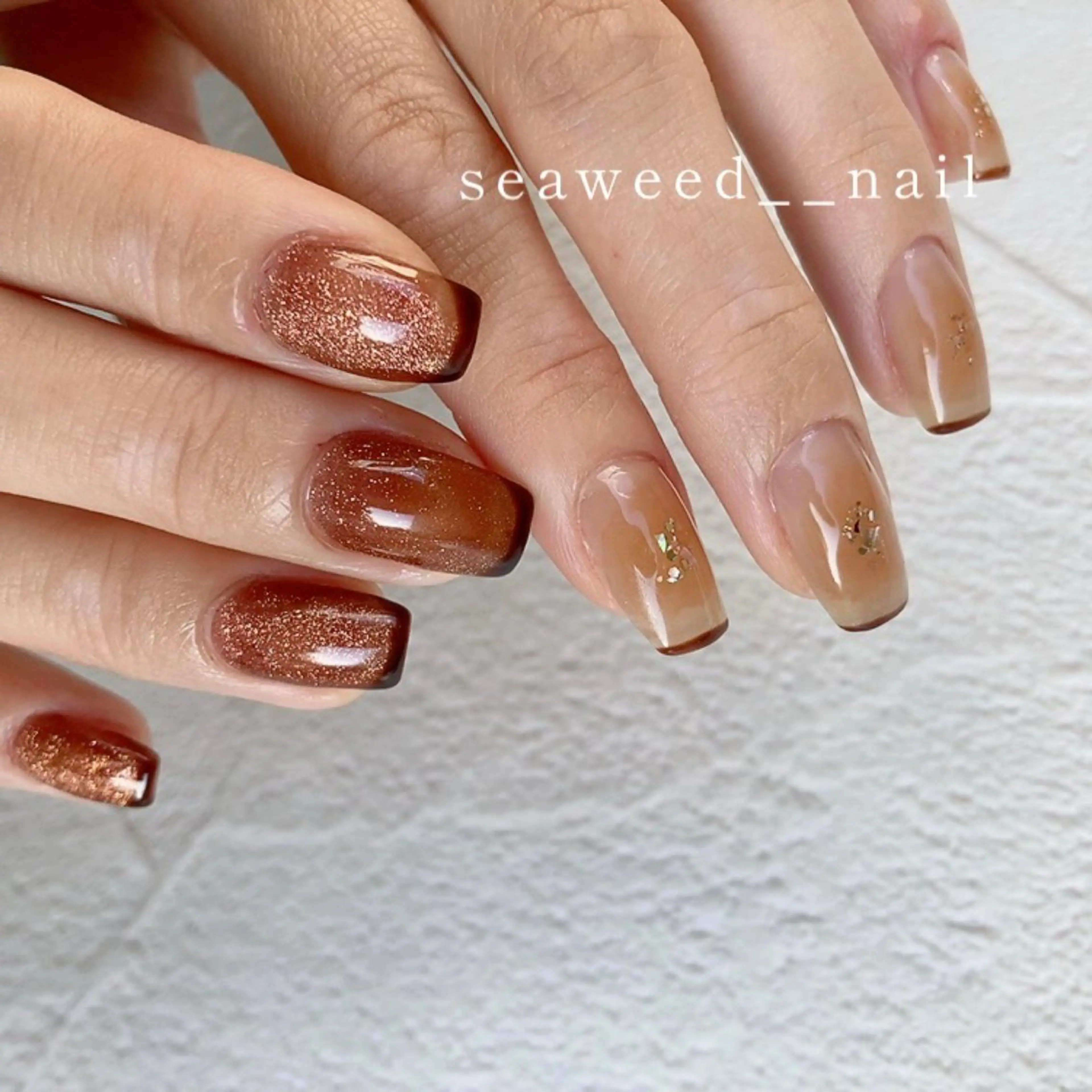 ネイル ハンドネイル seaweed nailのネイルデザイン