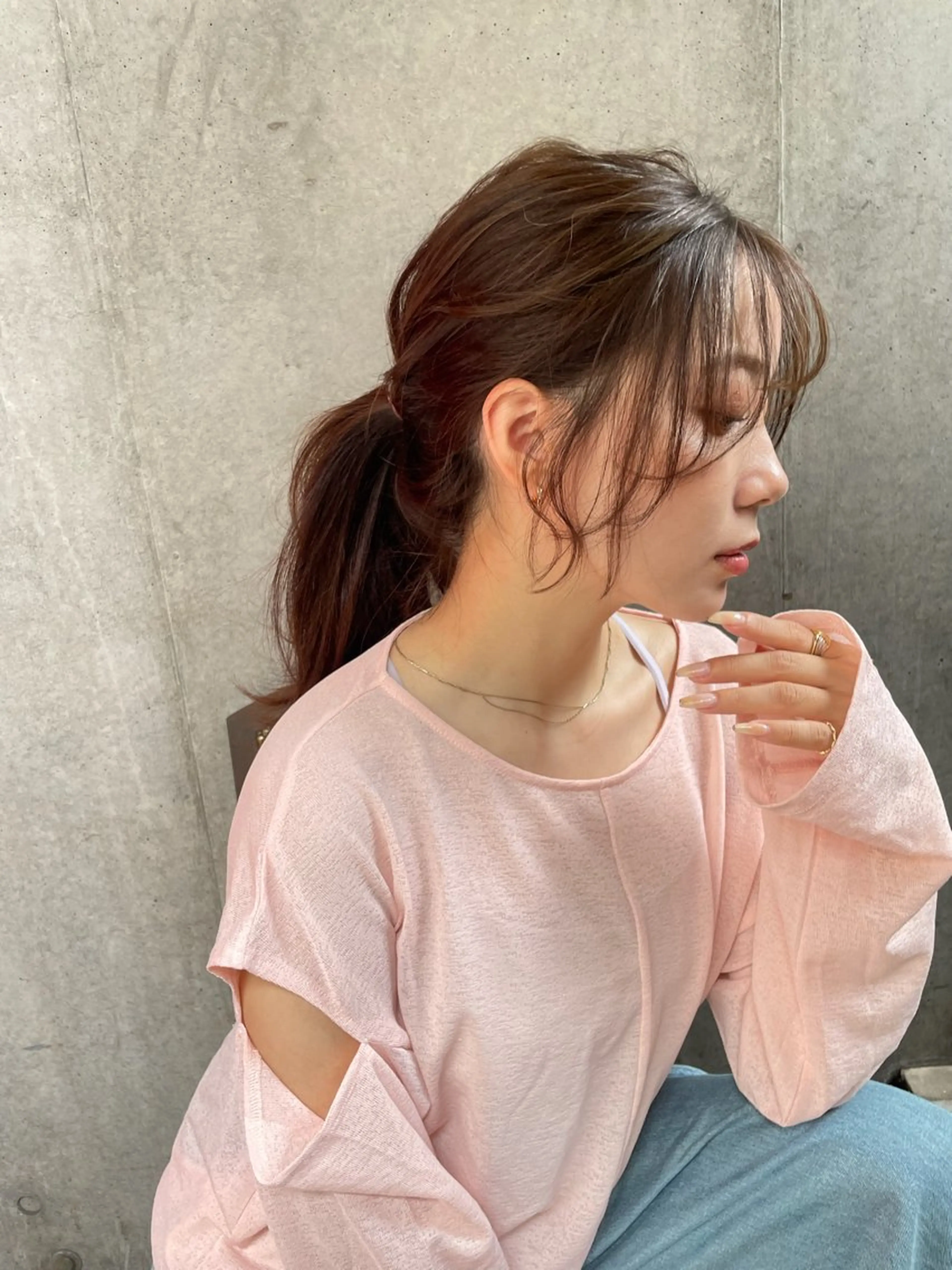 ミディアム カラー ヘアアレンジ 髪質改善/縮毛/新宿 🫧SUZUKA🫧のヘアスタイル