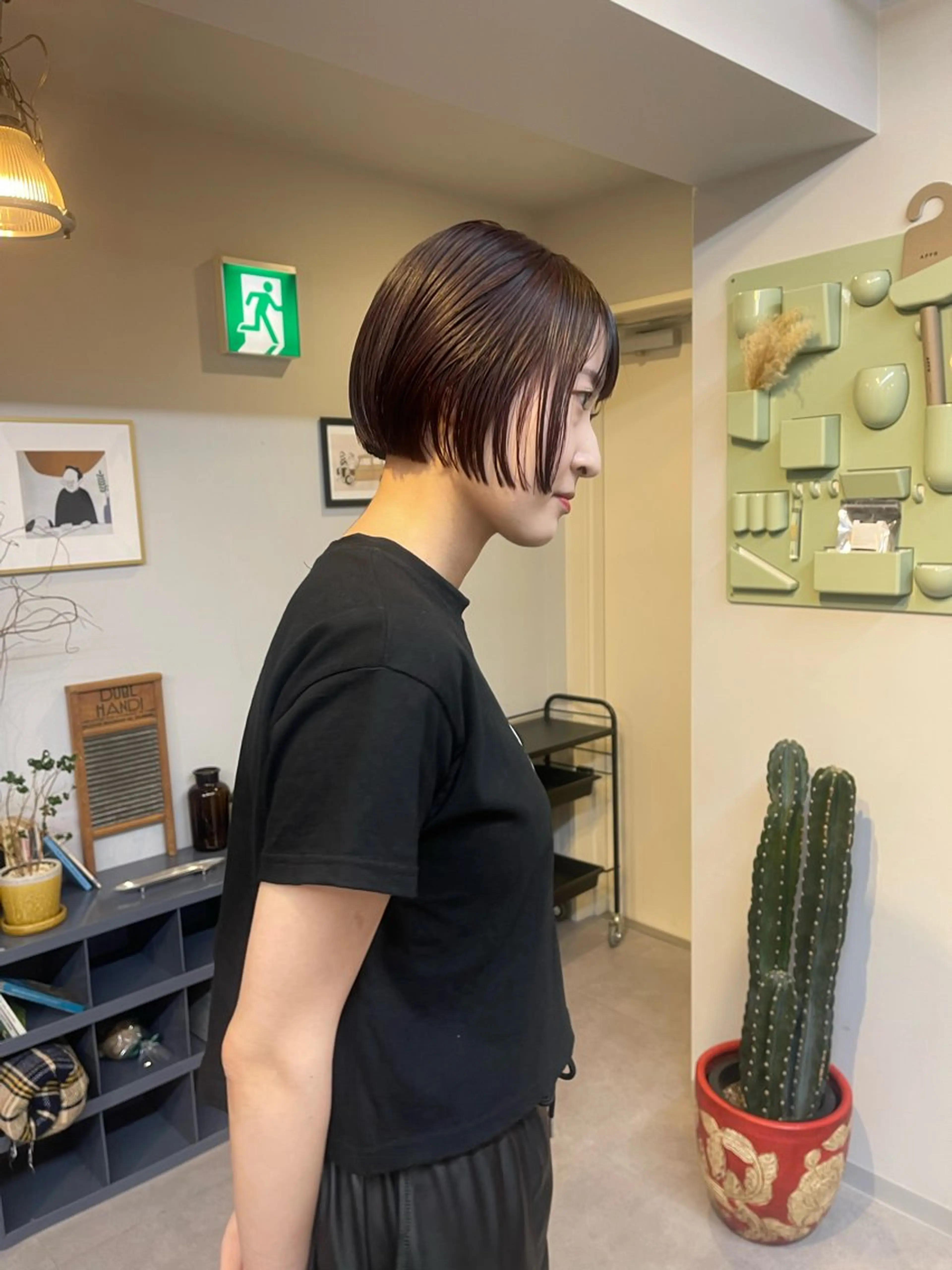 ショート カラー レッドカラー MEY HAIR / CURLYS所属・✅ボブ/パーマ/ 表参道/KENTA✅のヘアスタイル