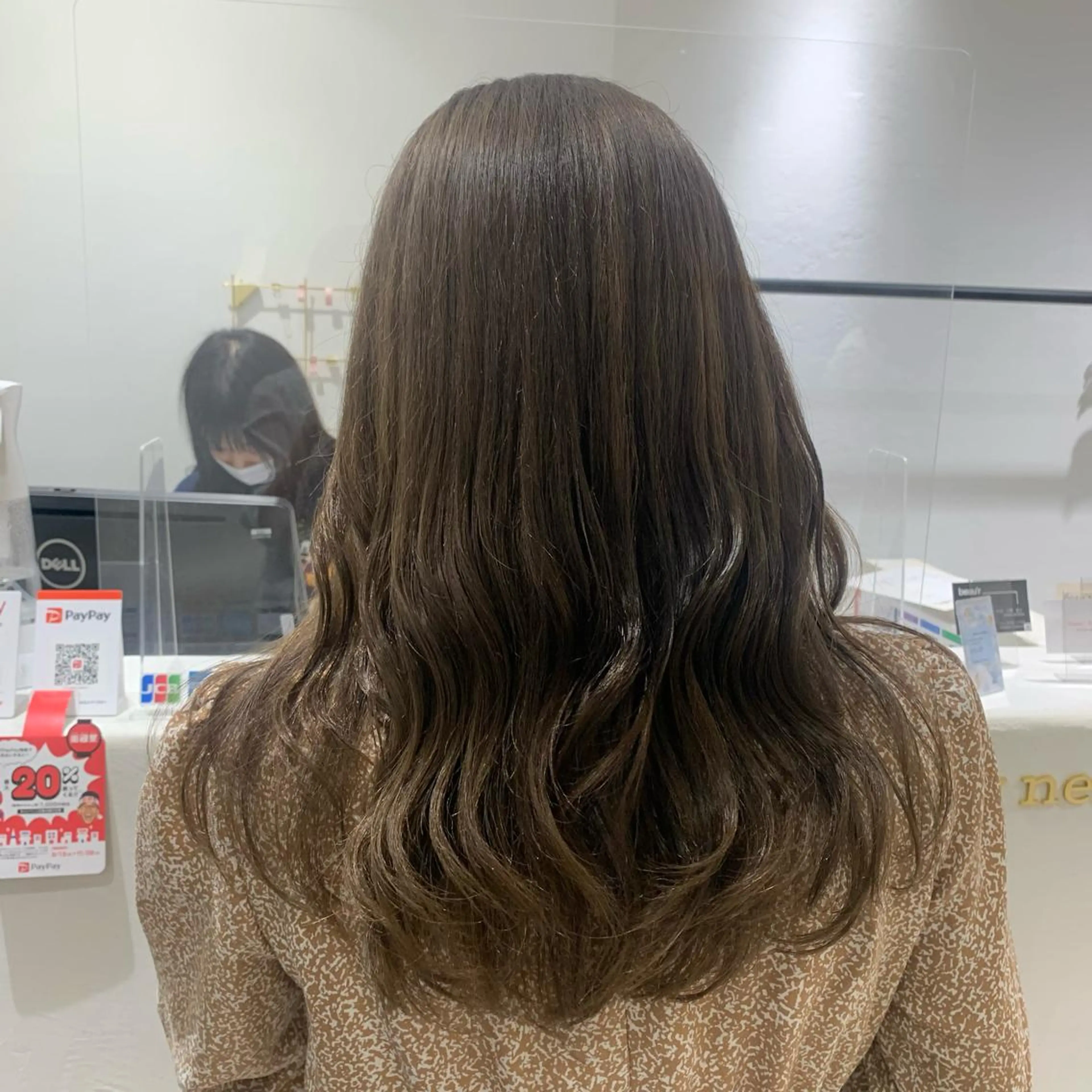 ロング カラー ベージュカラー ブリーチ カット ヘアカラー トリートメント ボブ/美髪矯正 /佐藤　奈巳のヘアスタイル