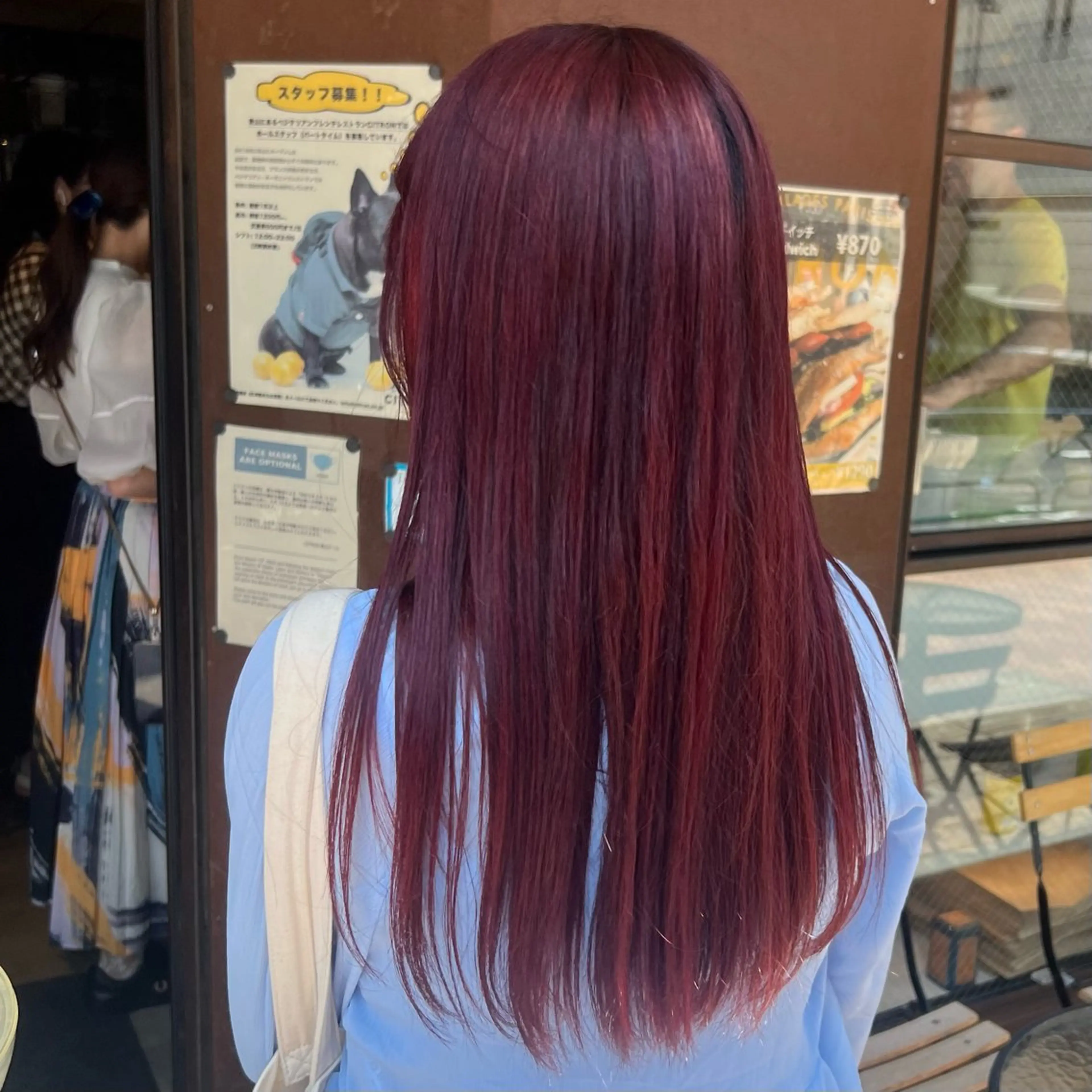 セミロング カラー ヘアアレンジ 透明感カラー🪽🫧 noaのヘアスタイル