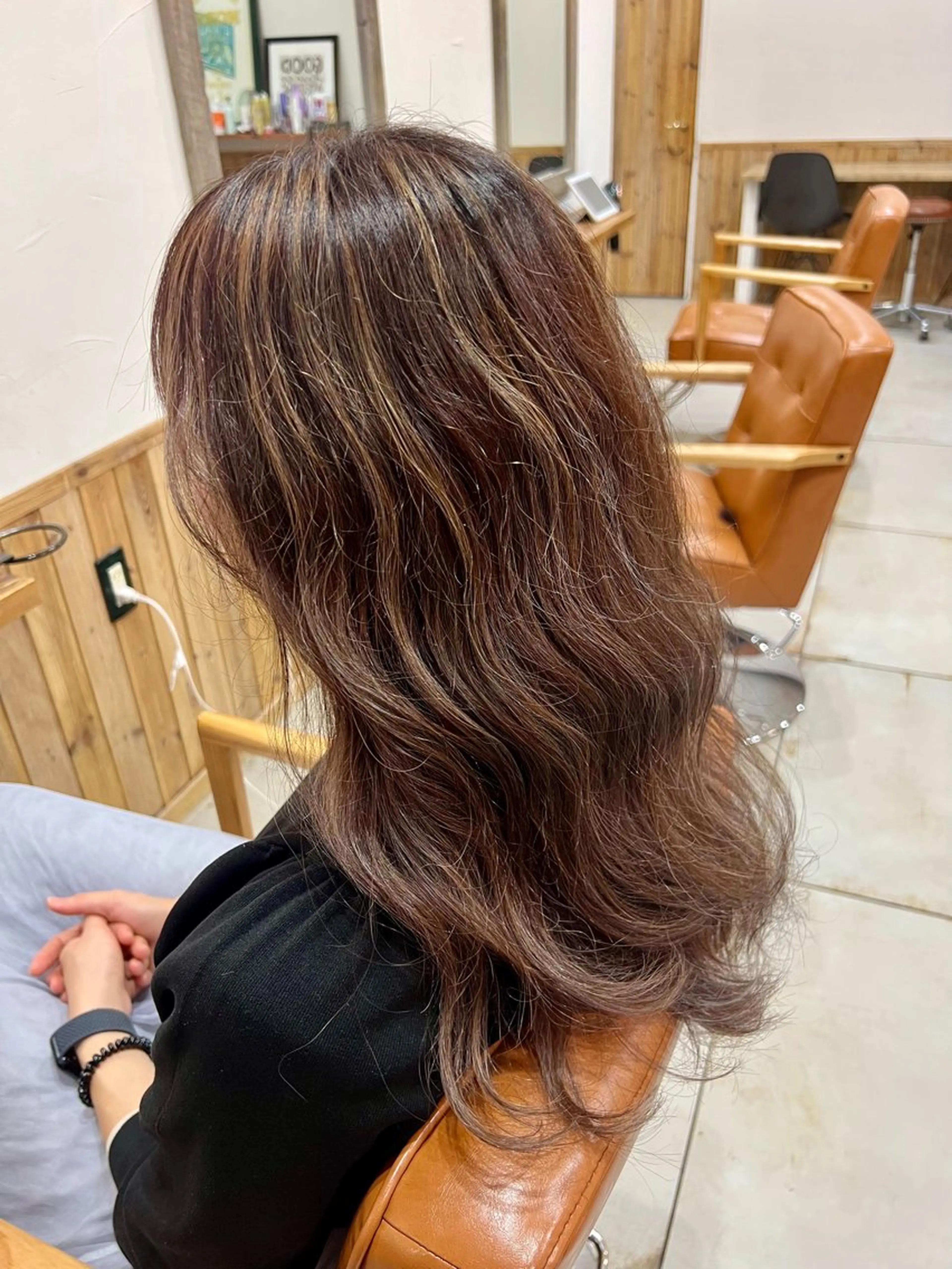 ロング カラー ヘアカラー 🌈ダブルカラー🌈 💚みやのしんじ💚のヘアスタイル