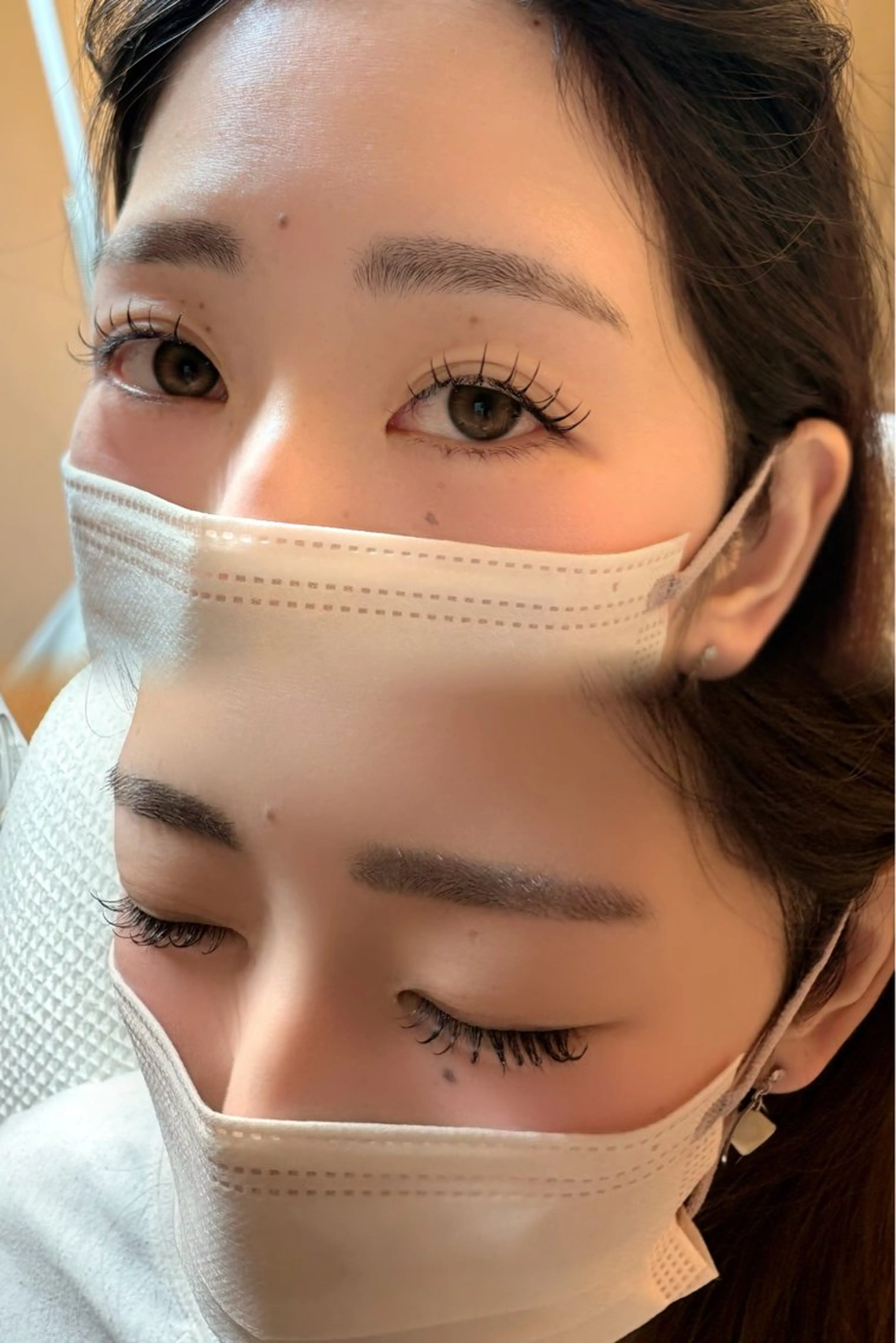 マツエク・マツパ フラットラッシュ マツエク andc みゆき 口コミ5.0🌟🌟のマツエク・マツパデザイン