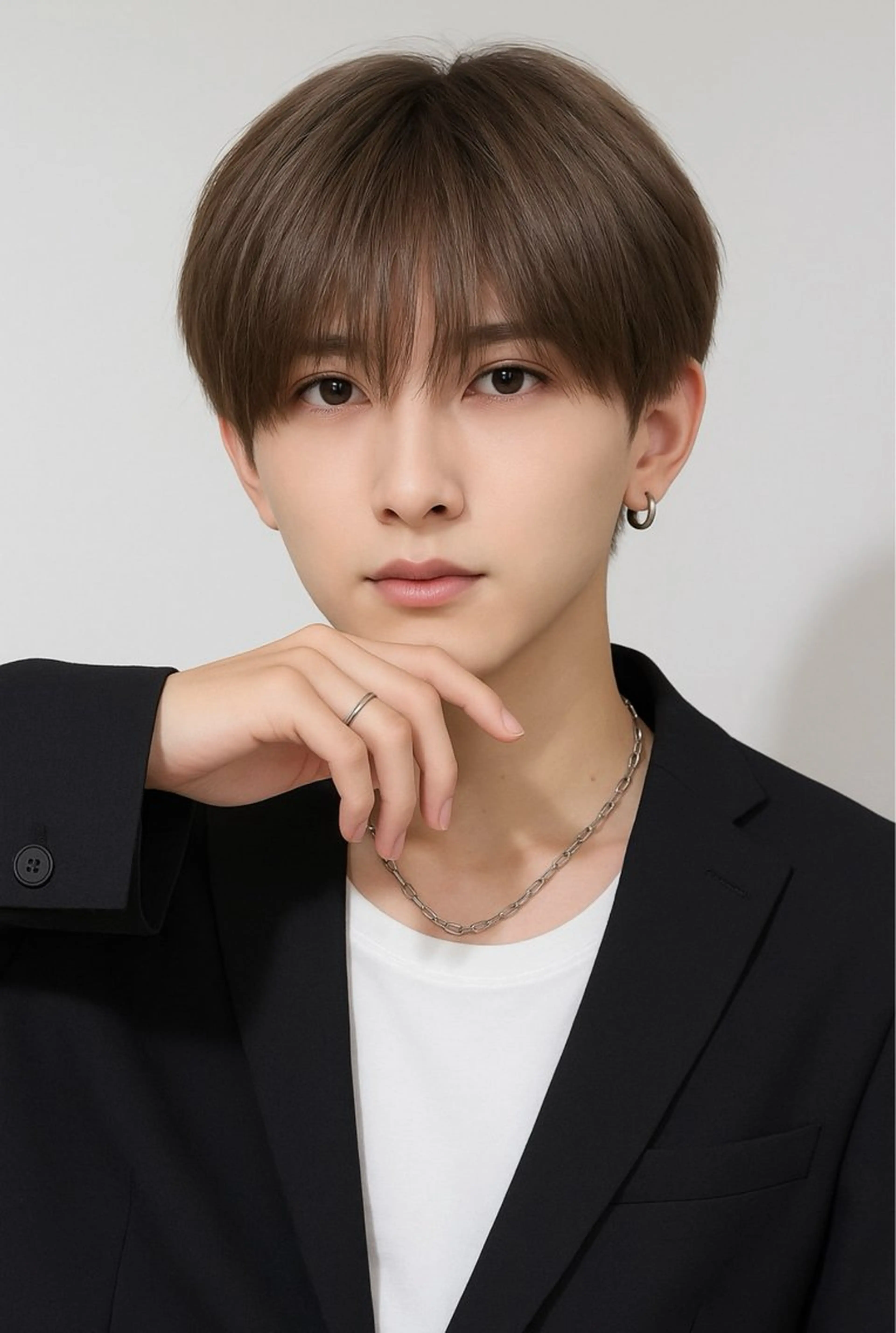 ショート カラー パーマ メンズ カット パーマ Gain池下 メンズのヘアスタイル
