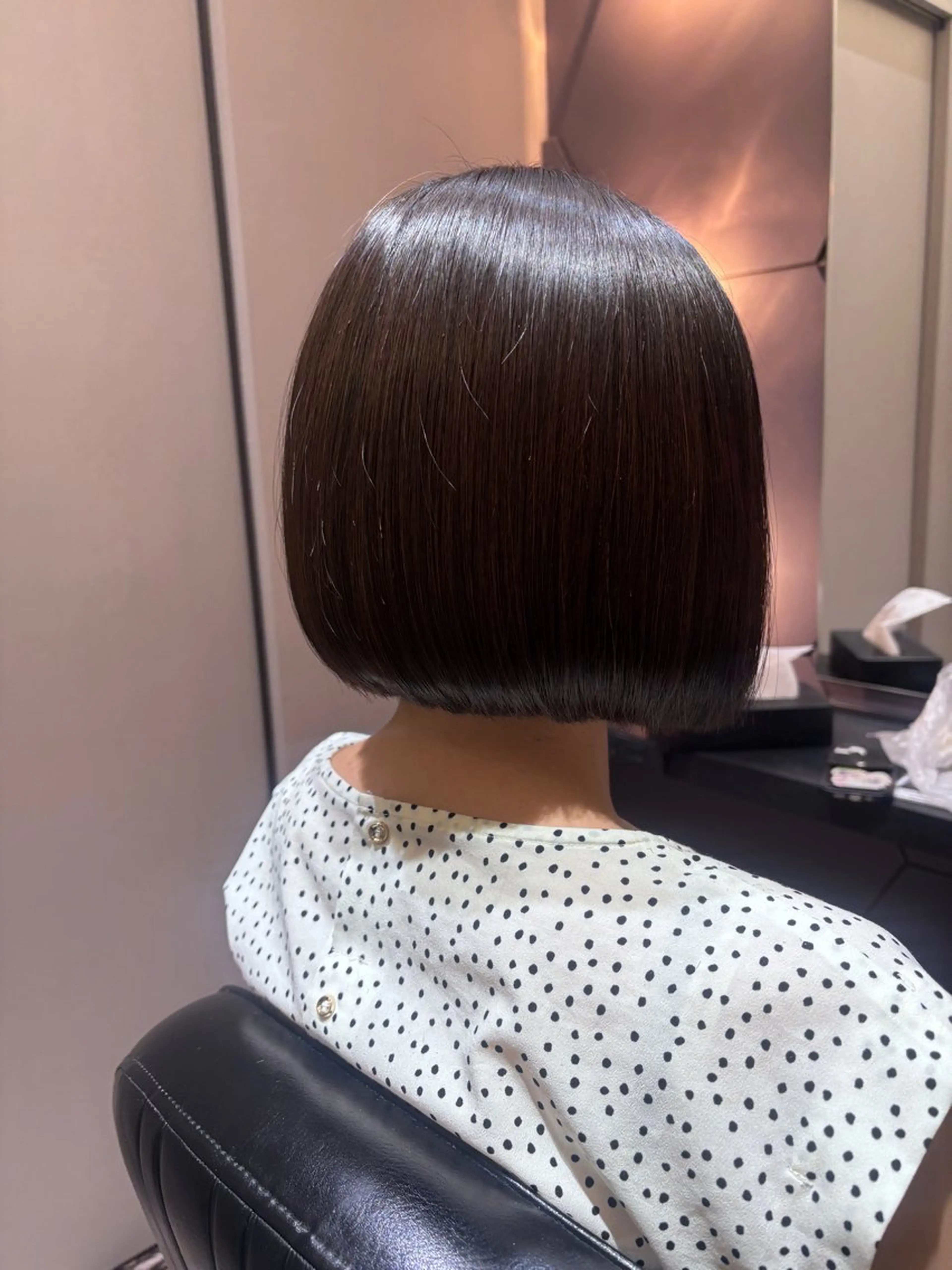 ショート ボブ イシカワ ルナのヘアスタイル