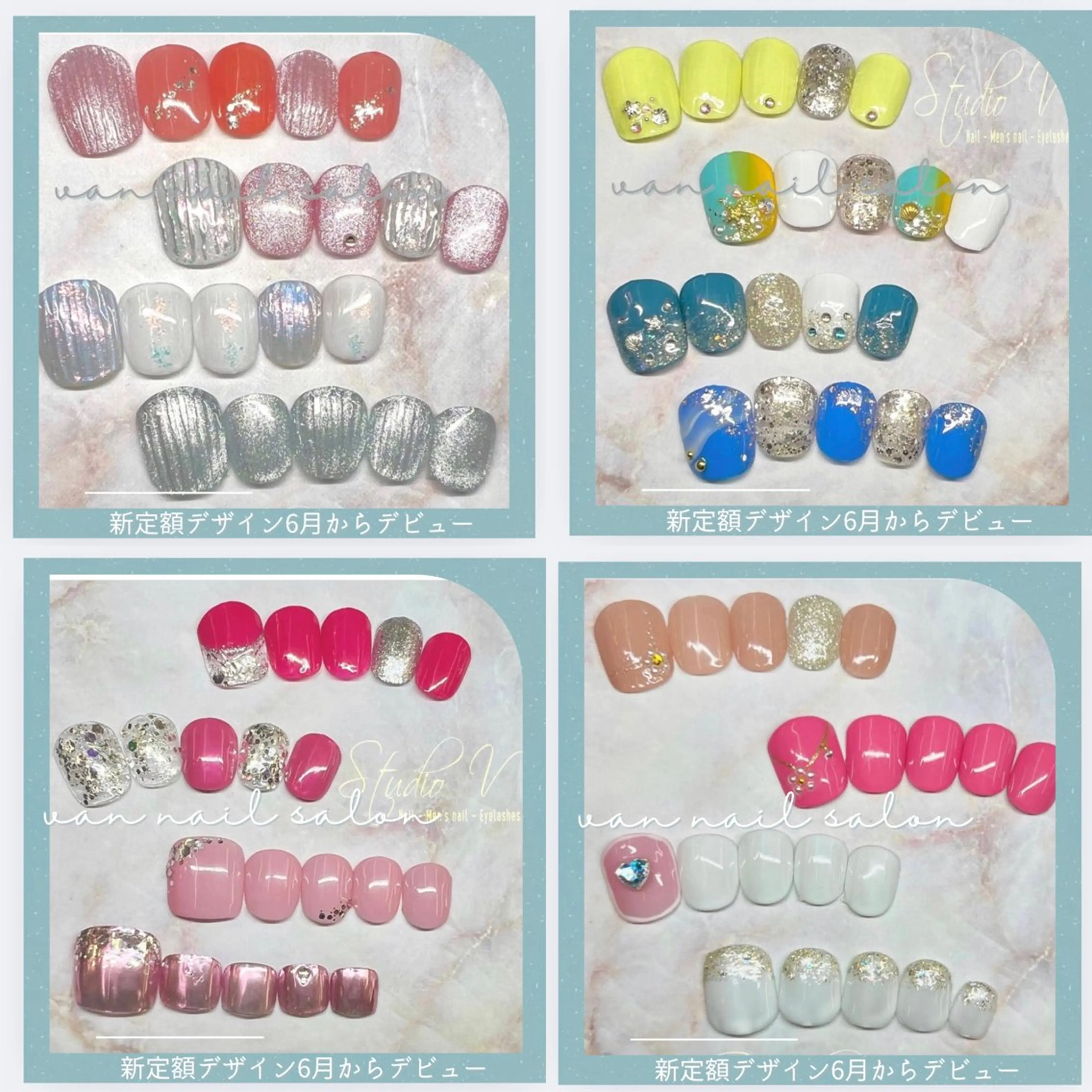 ネイル フットネイル Van Nail 本厚木店所属・Van Nail Salonのネイルデザイン