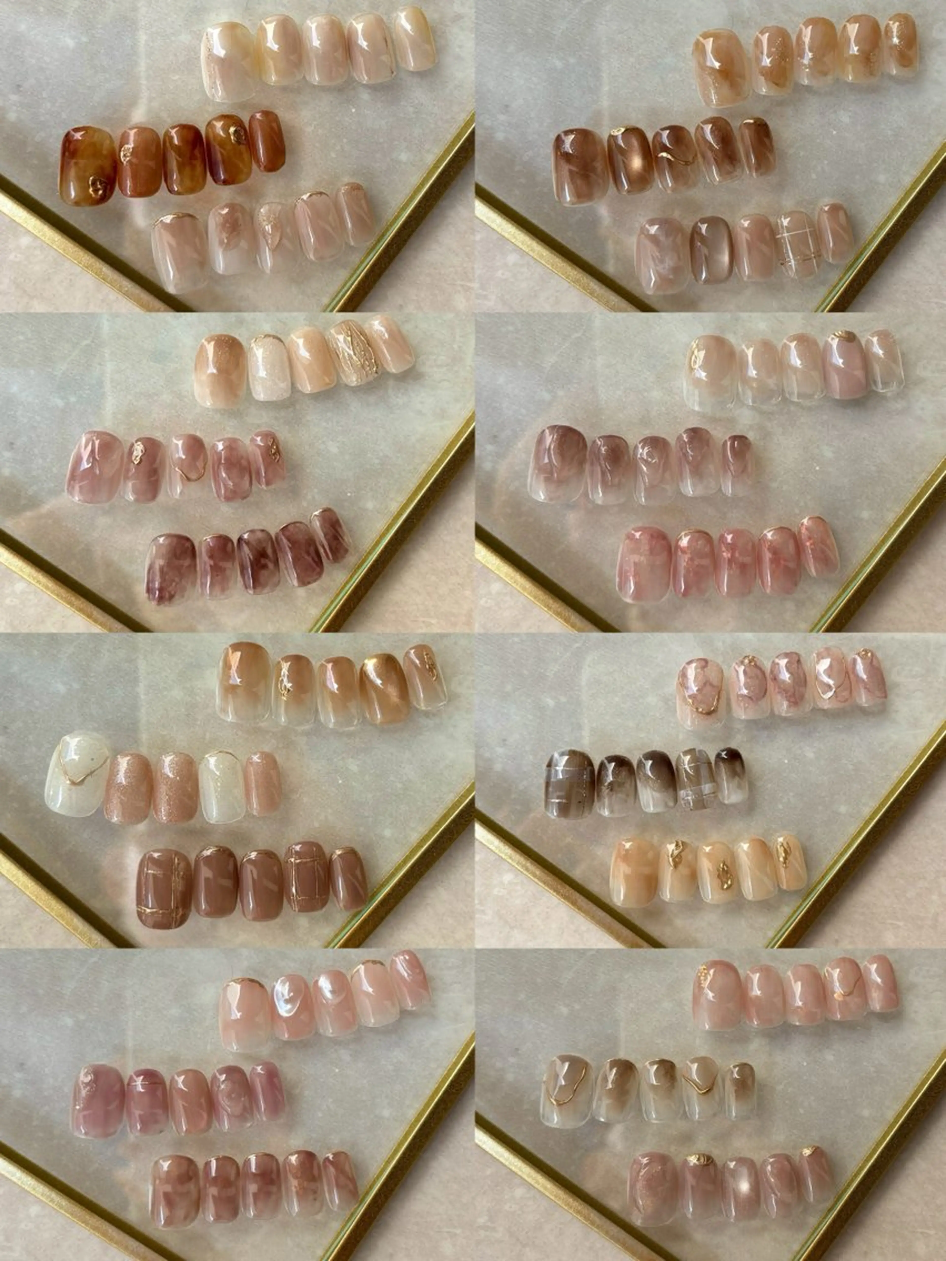 𖧷【オフあり】𖧷 ⋆꙳⁎𓆸ニュアンスネイル🌿ドライケア込みサンプルからお選び頂けます꙳⋆ᐝ※色配置変更不可の写真