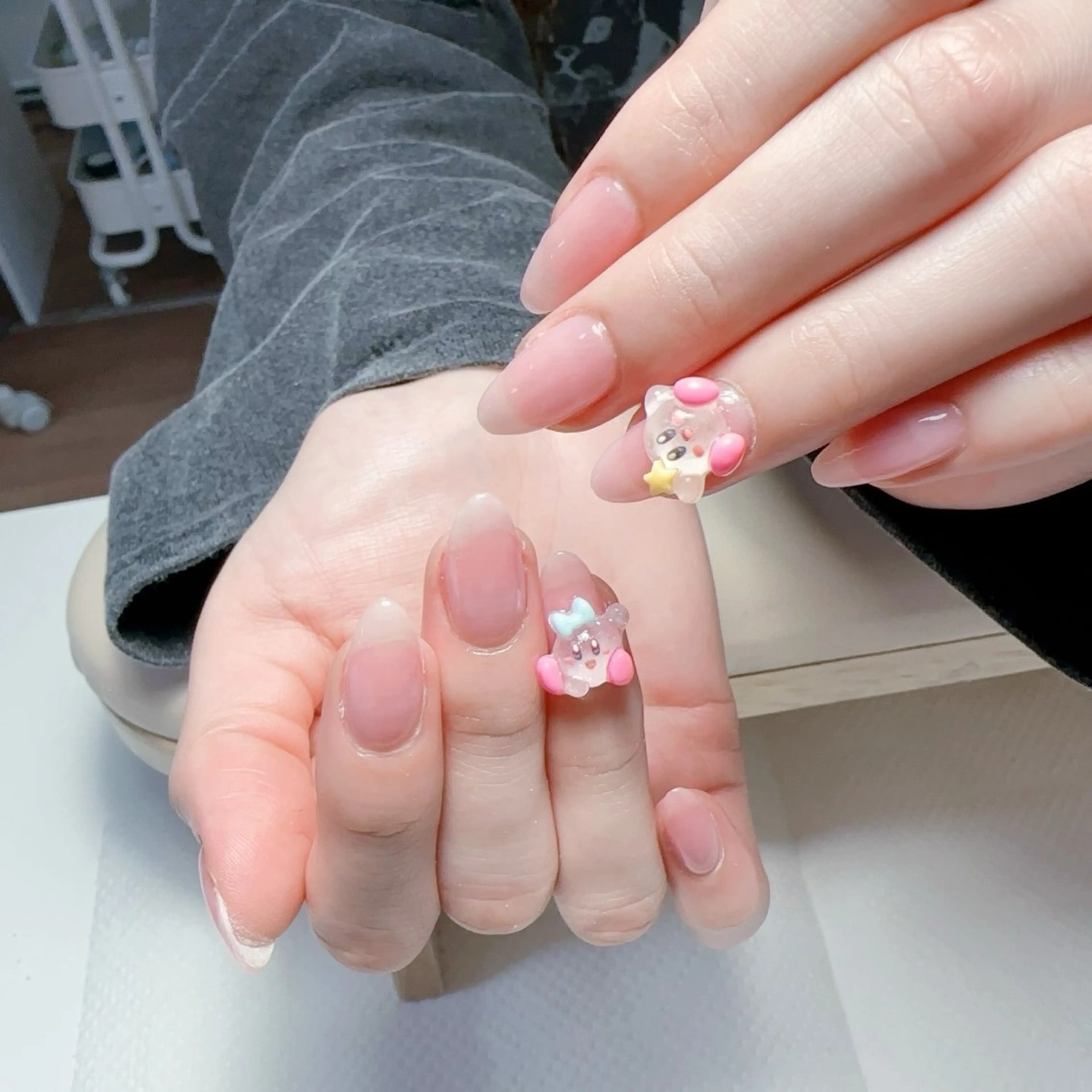 ネイル ハンドネイル M🌷nail 長さだし専門店のネイルデザイン