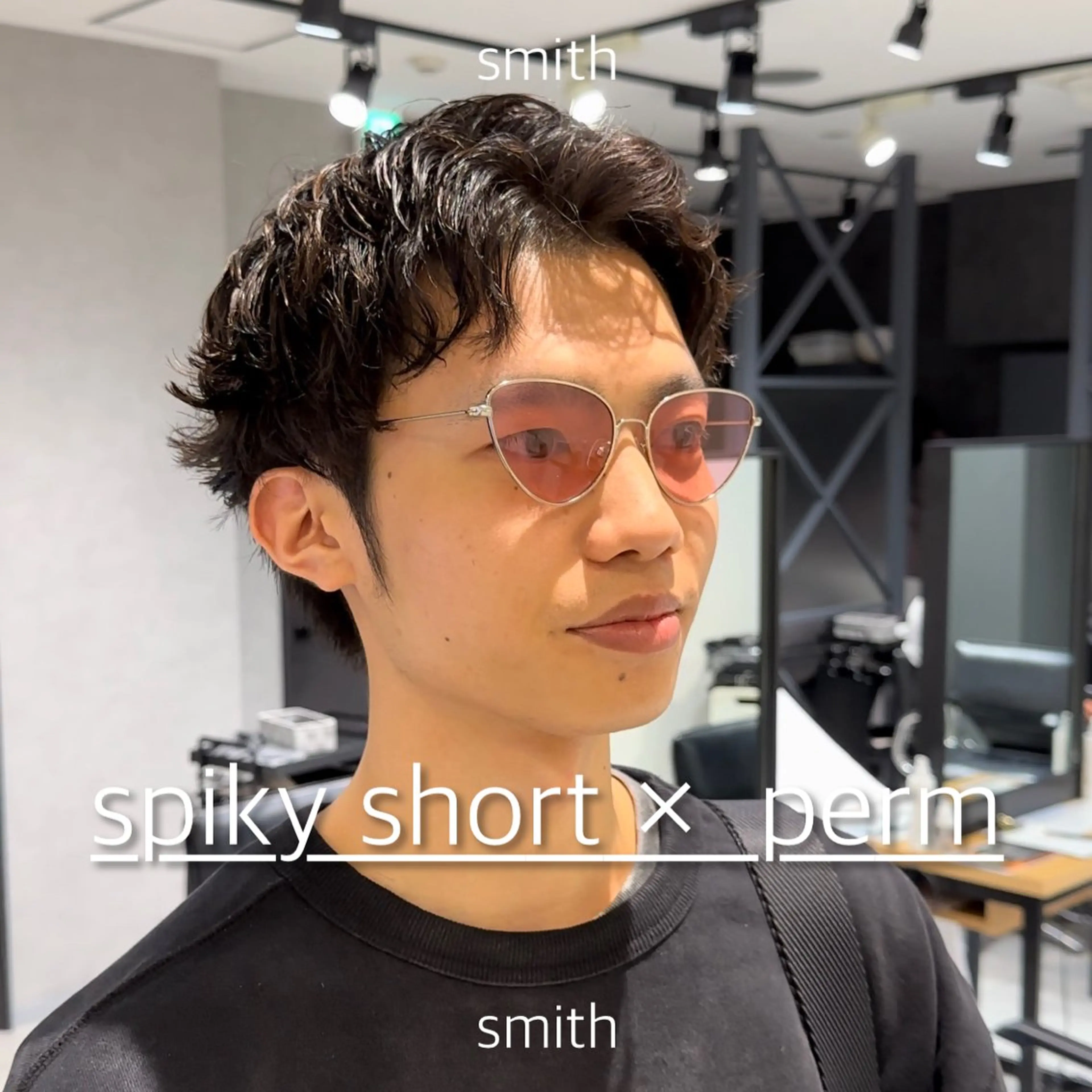 パーマ メンズ メンズパーマ スパイキーショート メンズパーマ特化 Gakutoのヘアスタイル