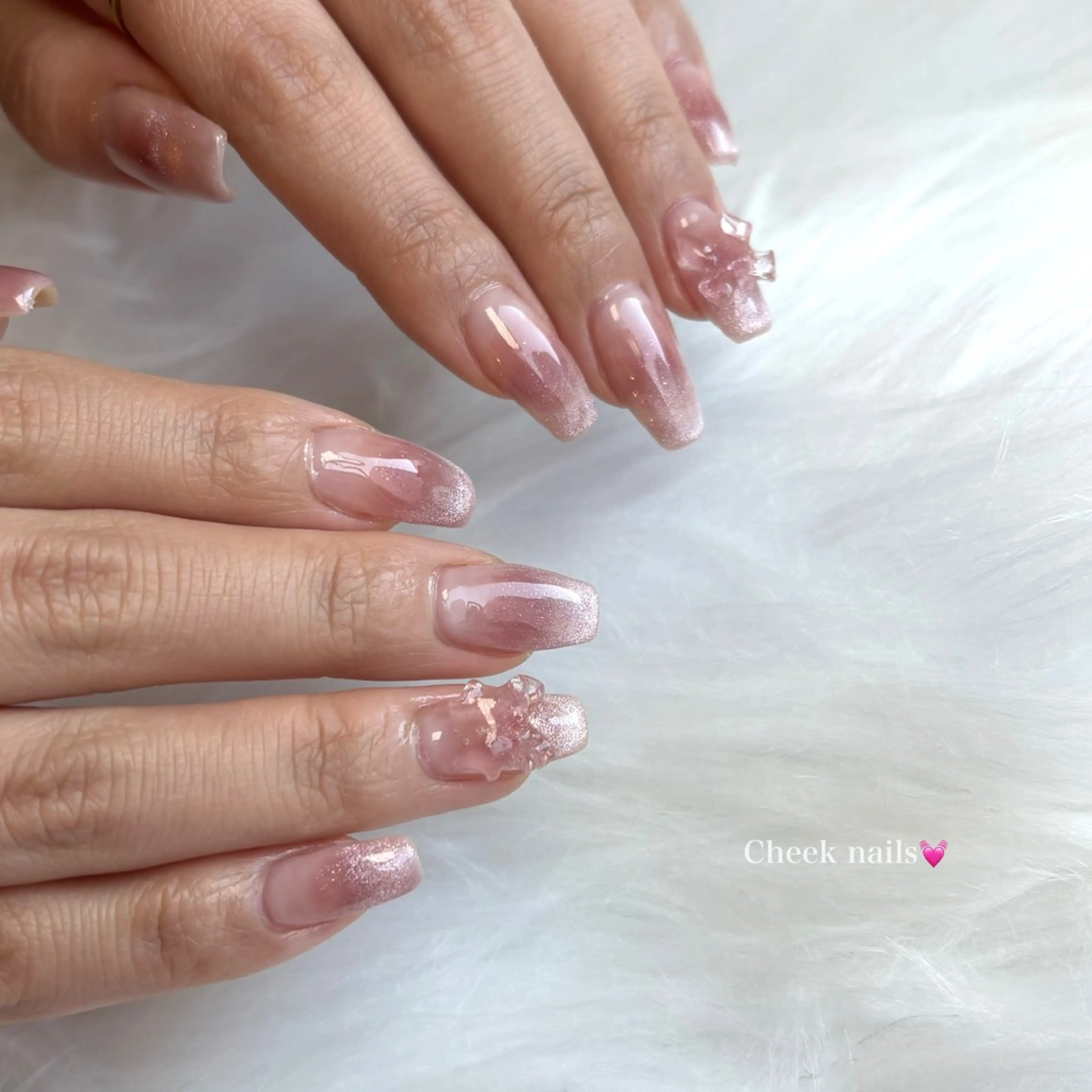 ネイル チークネイル ハンドネイル Rich+nail Mayuのネイルデザイン