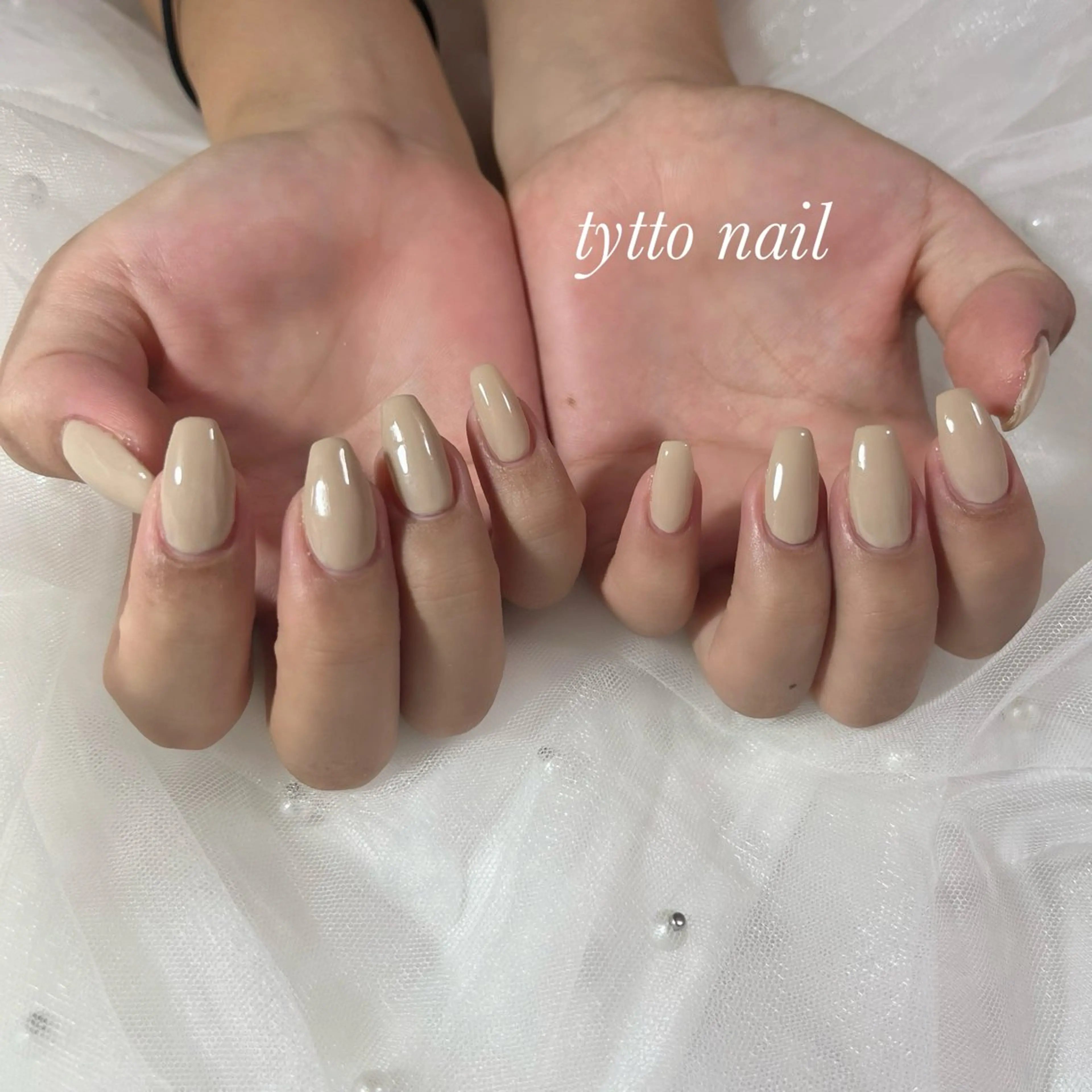 ネイル 韓国ネイル ワンカラーネイル シンプルネイル 冬ネイル ハンドネイル tytto nail ❤︎‪‪eri‪‪のネイルデザイン