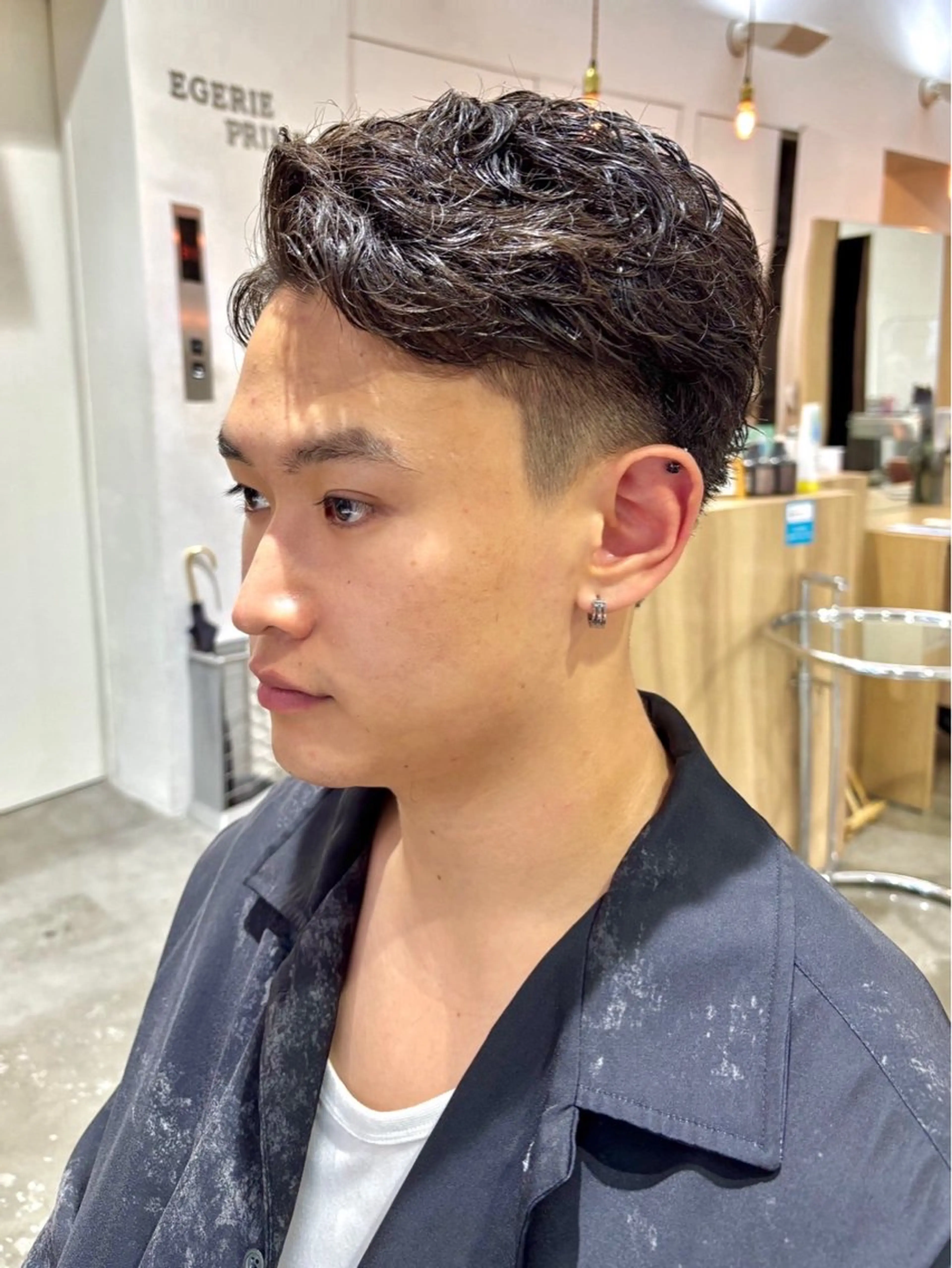 メンズ メンズショート 刈り上げ 井向 幹滉のヘアスタイル
