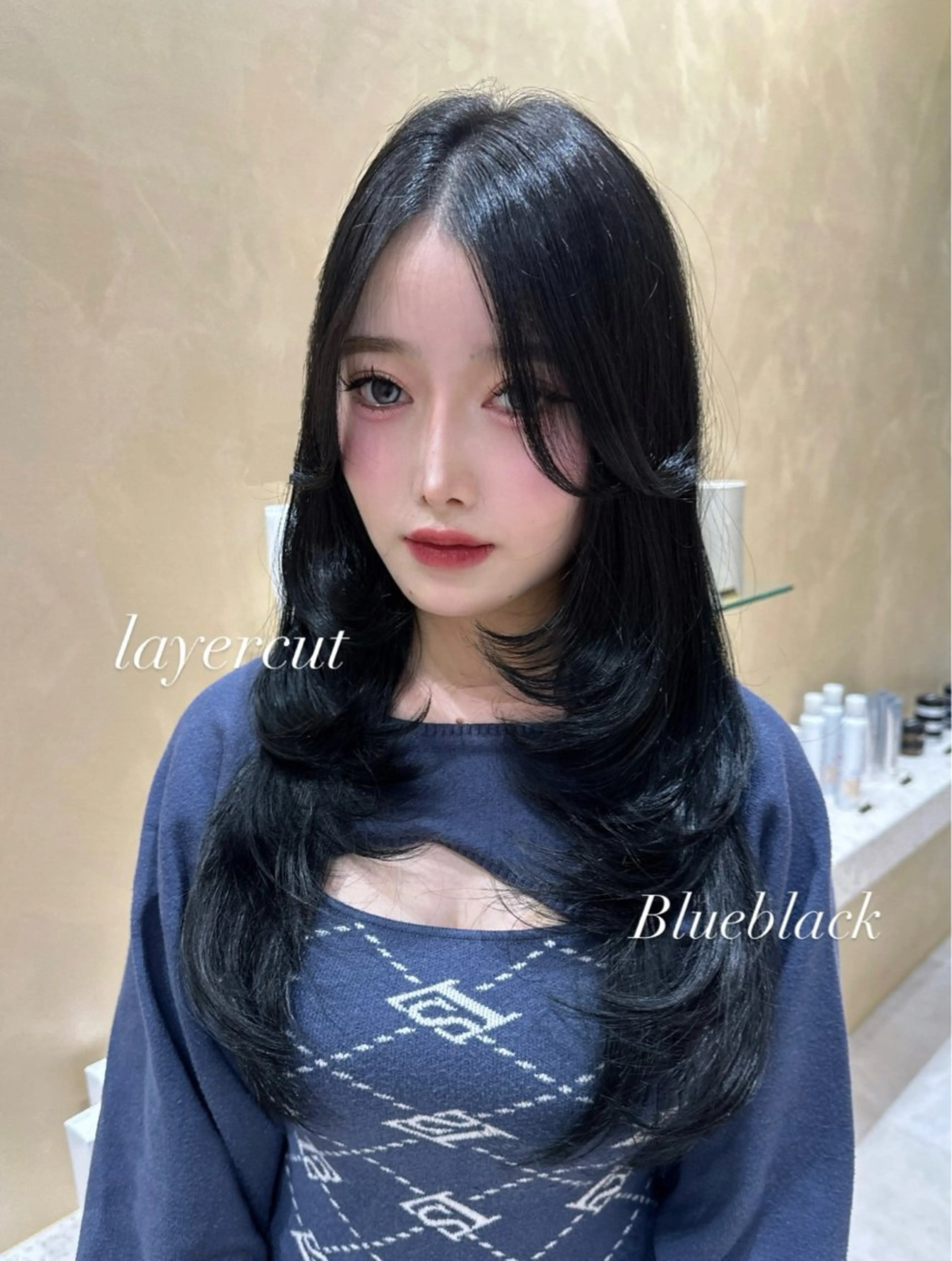 ロング カラー 🍓韓国ヘア レイヤ ーカット🍓笠原 葵のヘアスタイル