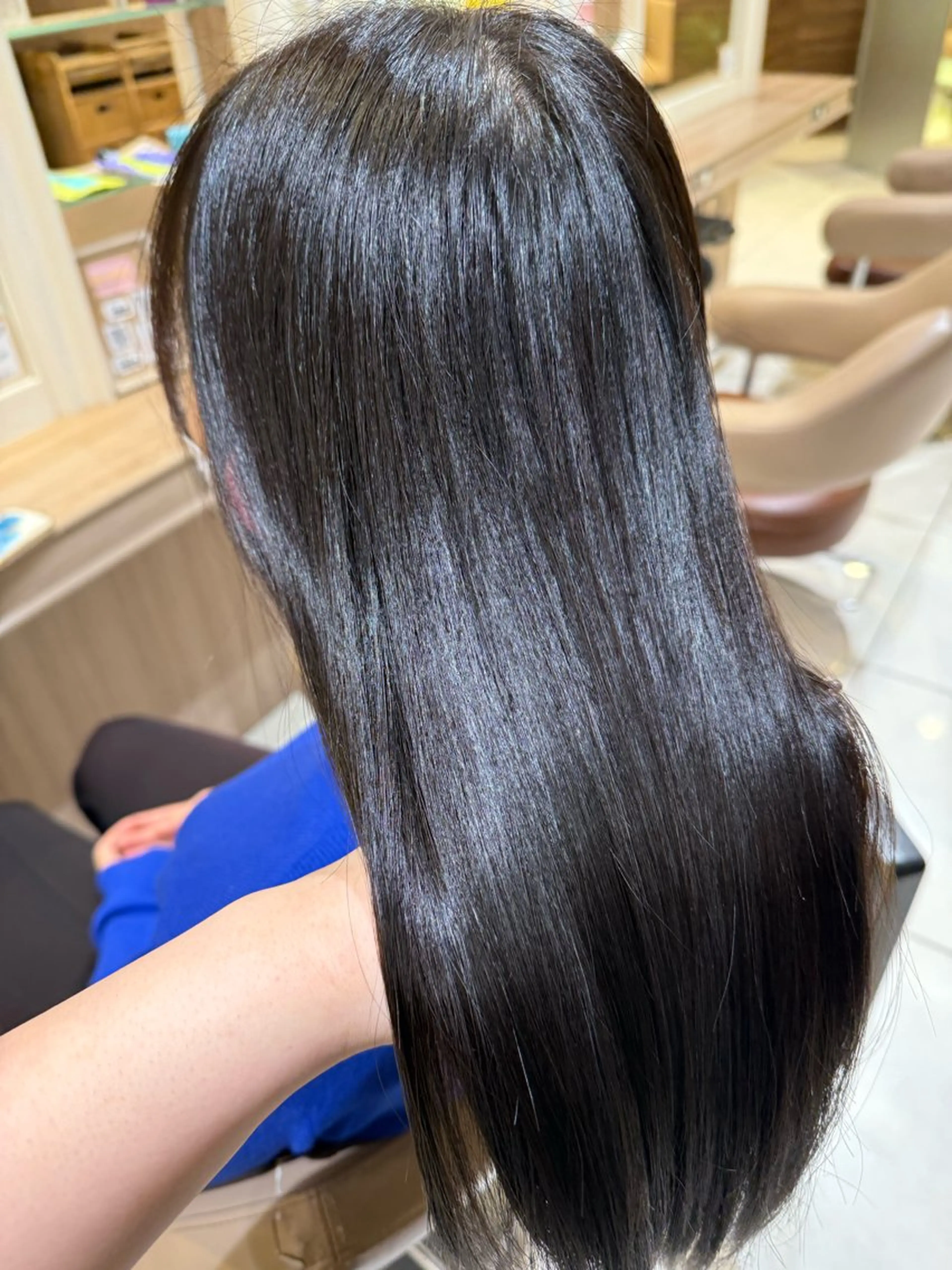 セミロング カラー パーマ カット ヘアカラー 縮毛矯正 韓国ヘアメイク🎀/ 縮毛矯正✨山本媛香のヘアスタイル