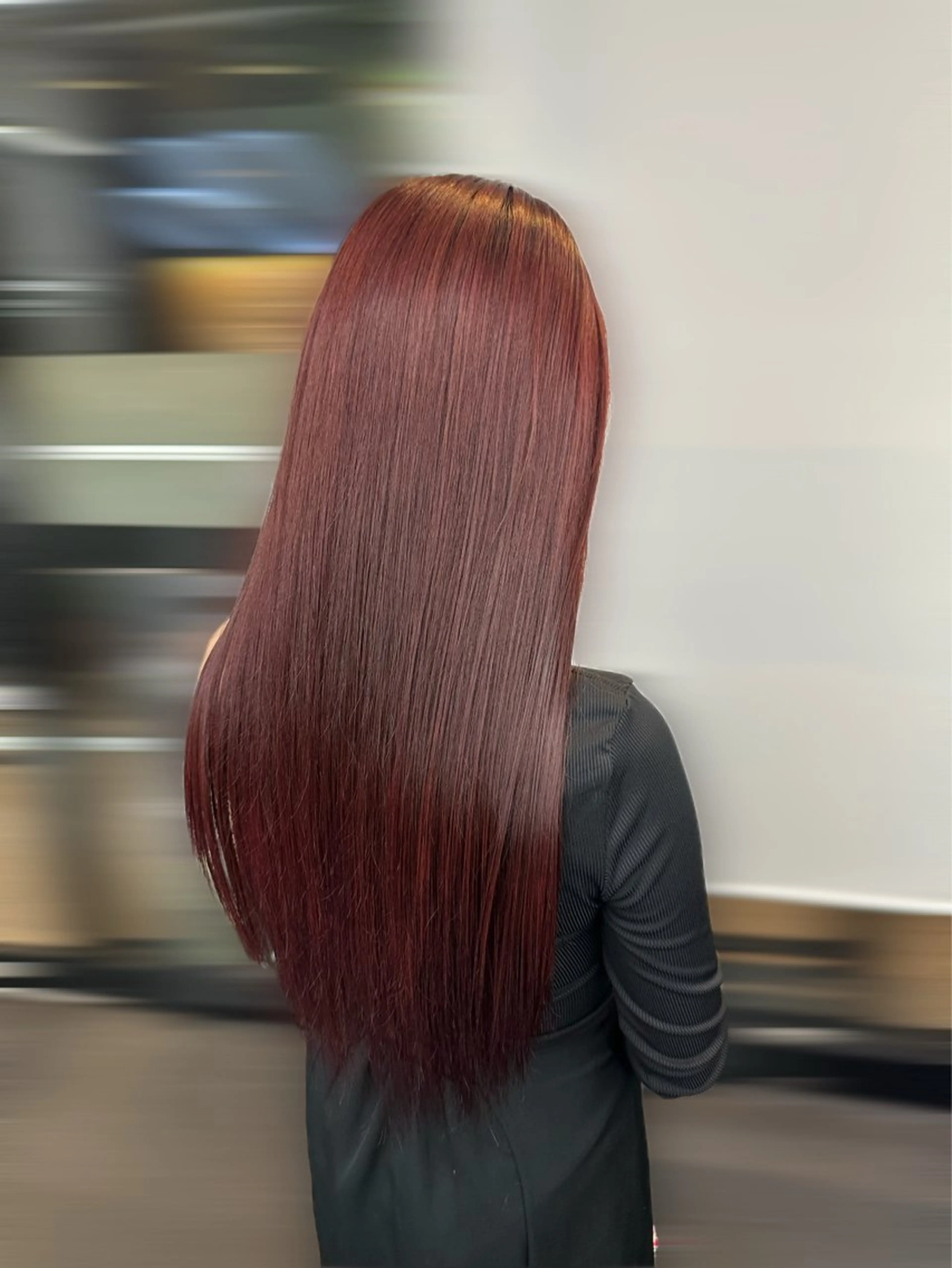 ロング カラー ブラウンカラー ヘアカラー いろあそび mahoのヘアスタイル