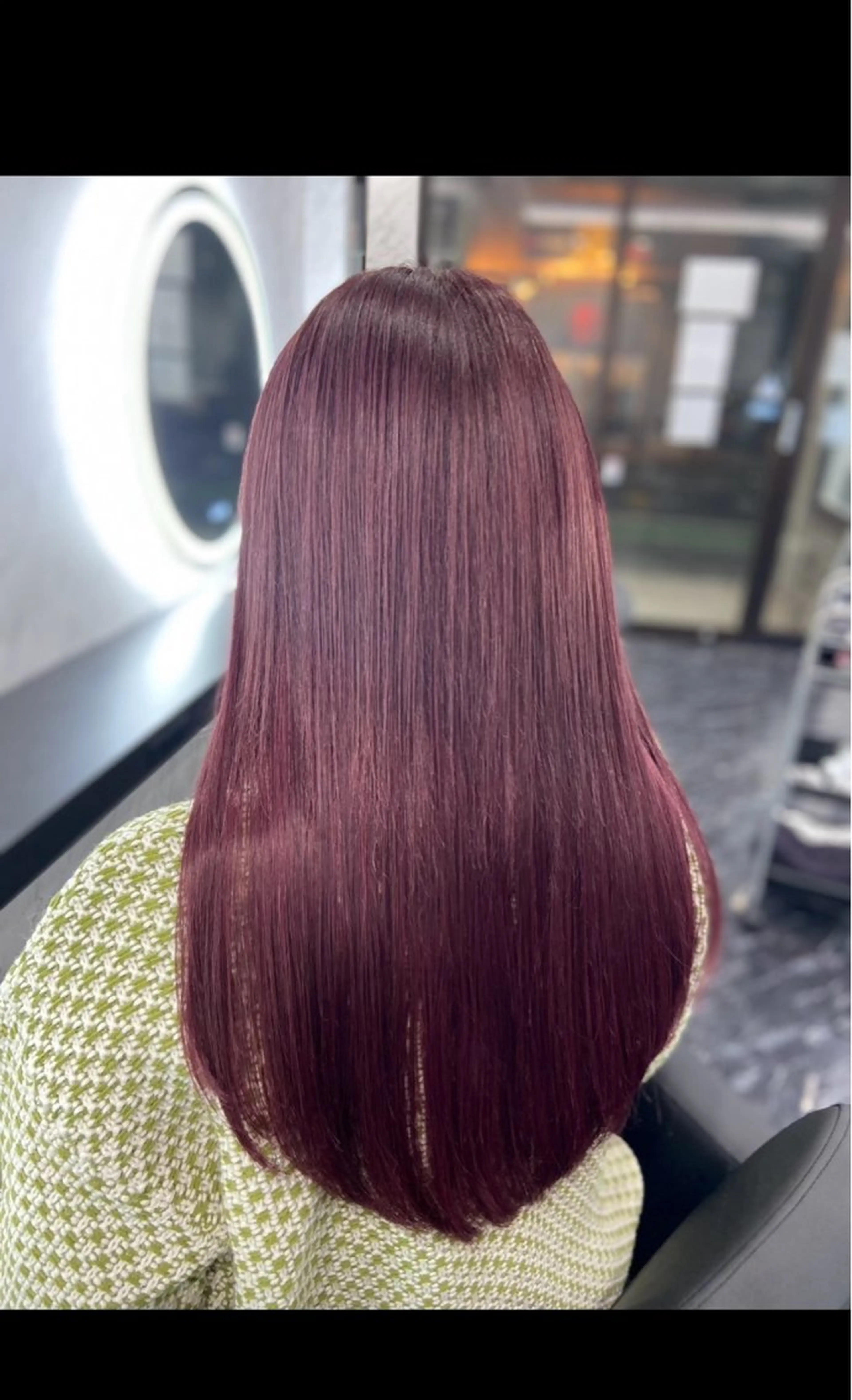 ロング 末永 もものヘアスタイル