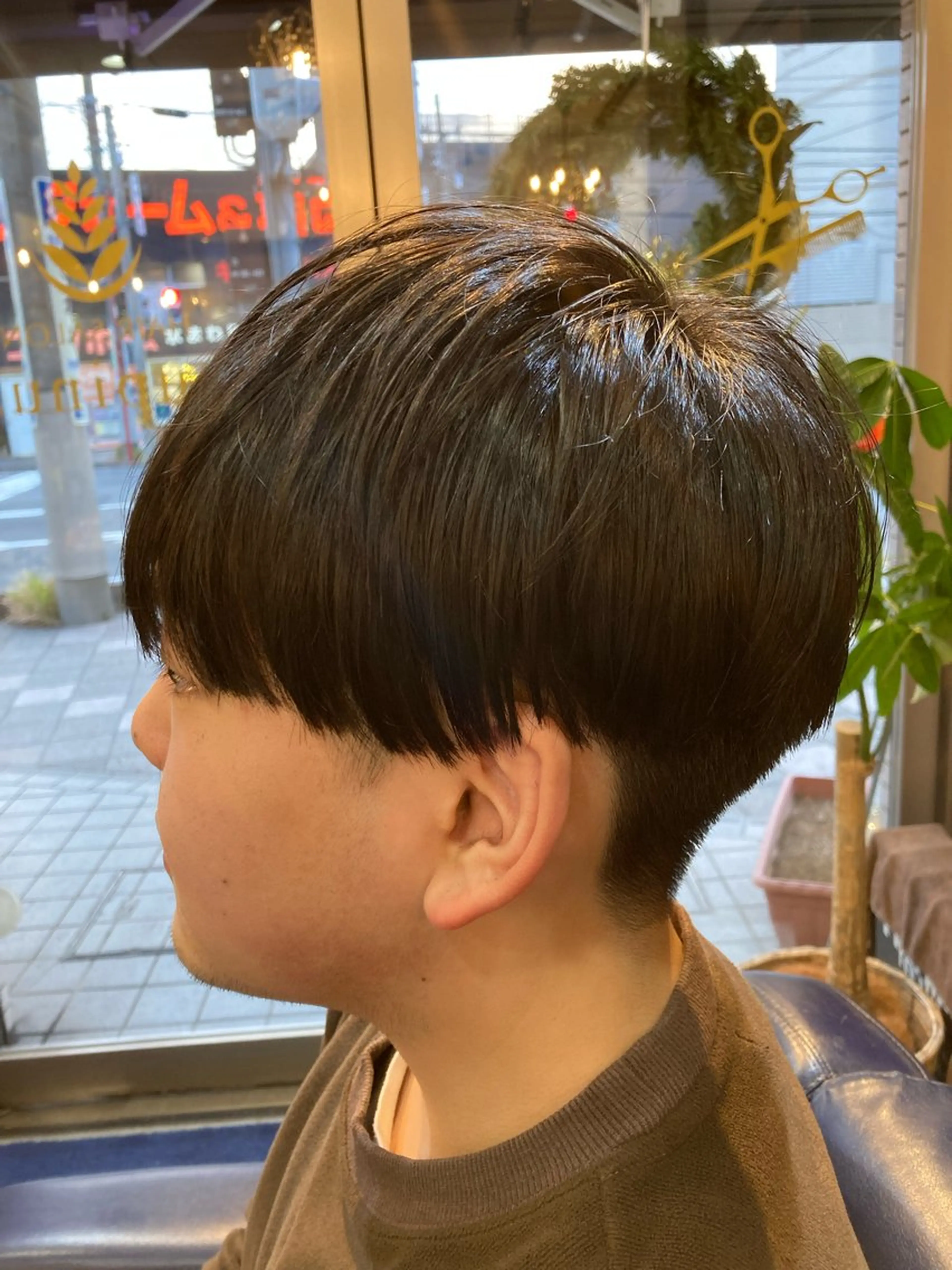 メンズ マッシュ ルピナス中田店長 山口大地のヘアスタイル