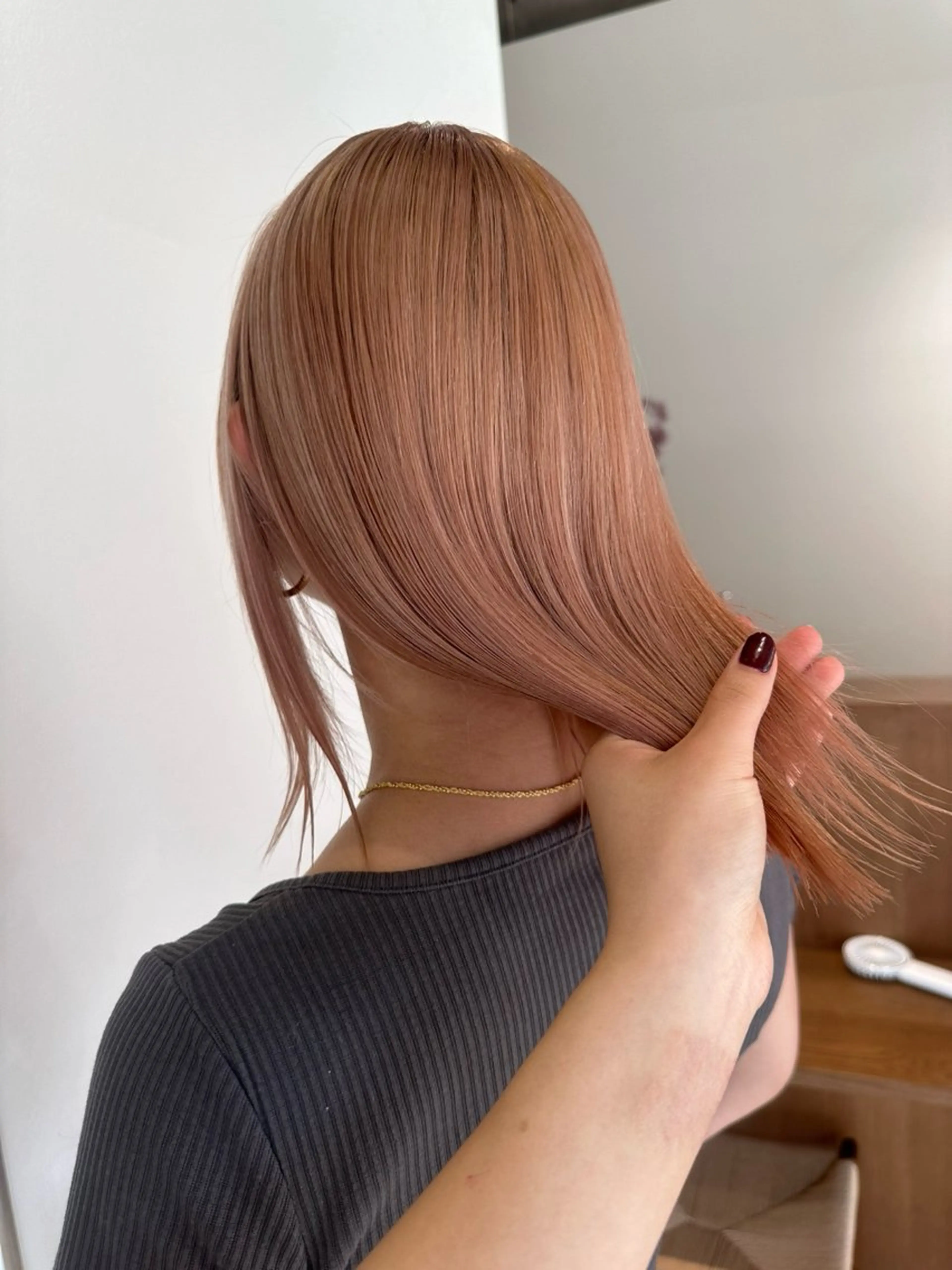 セミロング カラー カット ヘアカラー トリートメント ハイトーン/アレンジ /🎀YUINA🎀のヘアスタイル