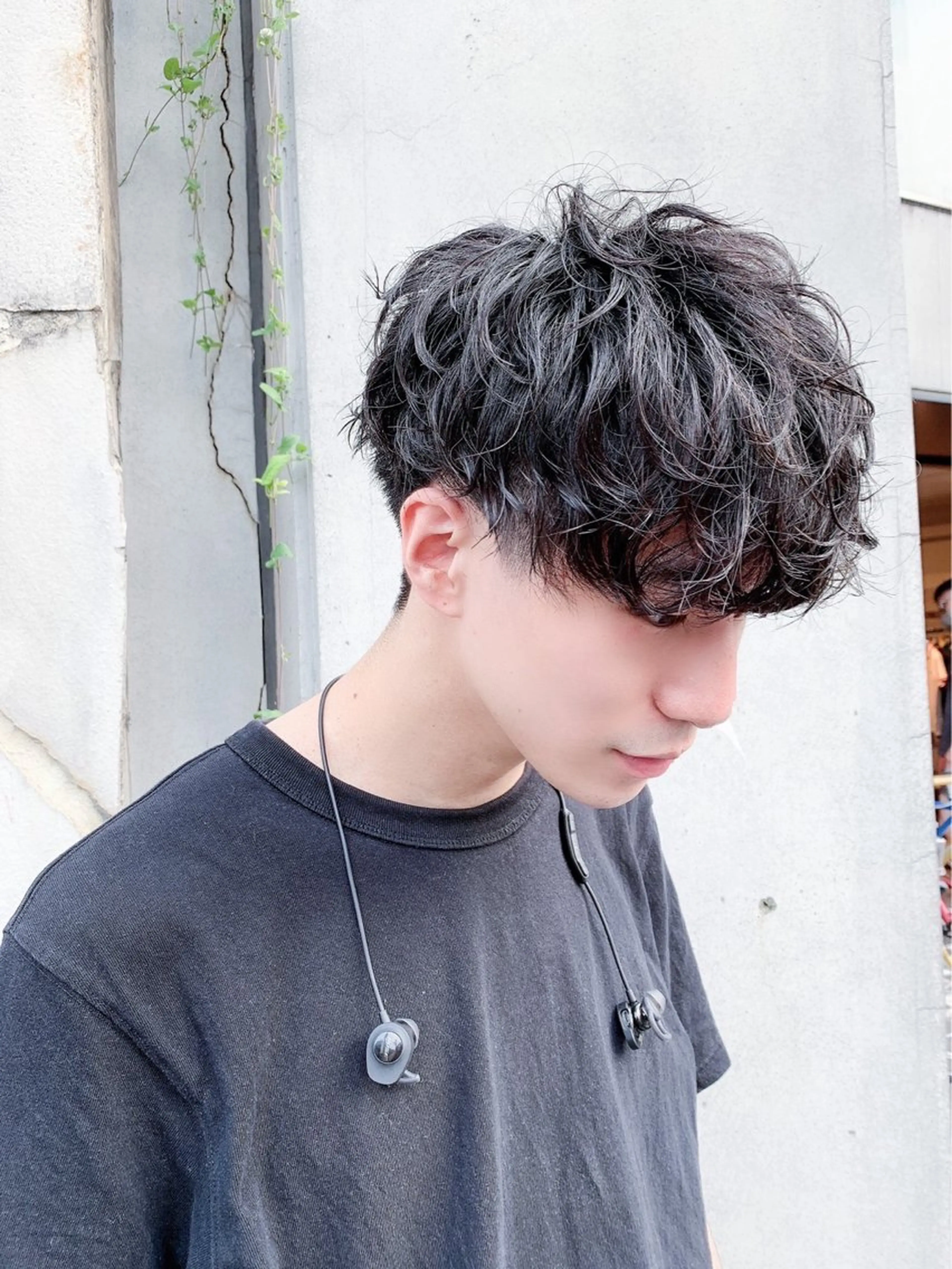 パーマ メンズ カット パーマ トリートメント ヘッドスパ ヘアセット カズキ🌼/ 曲がる縮毛矯正のヘアスタイル