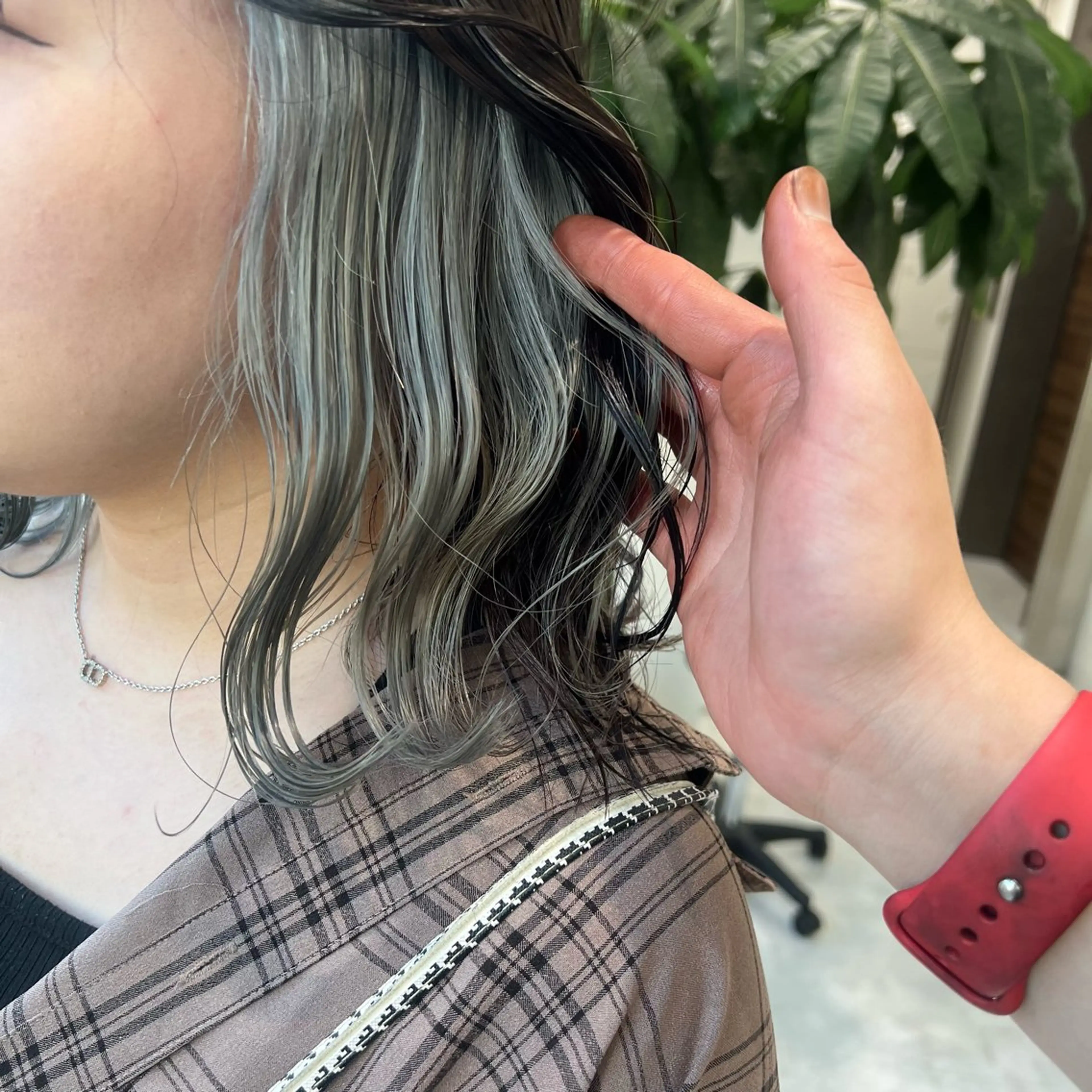 ミディアム カラー 💫トレンドパーマ 友輝💫のヘアスタイル