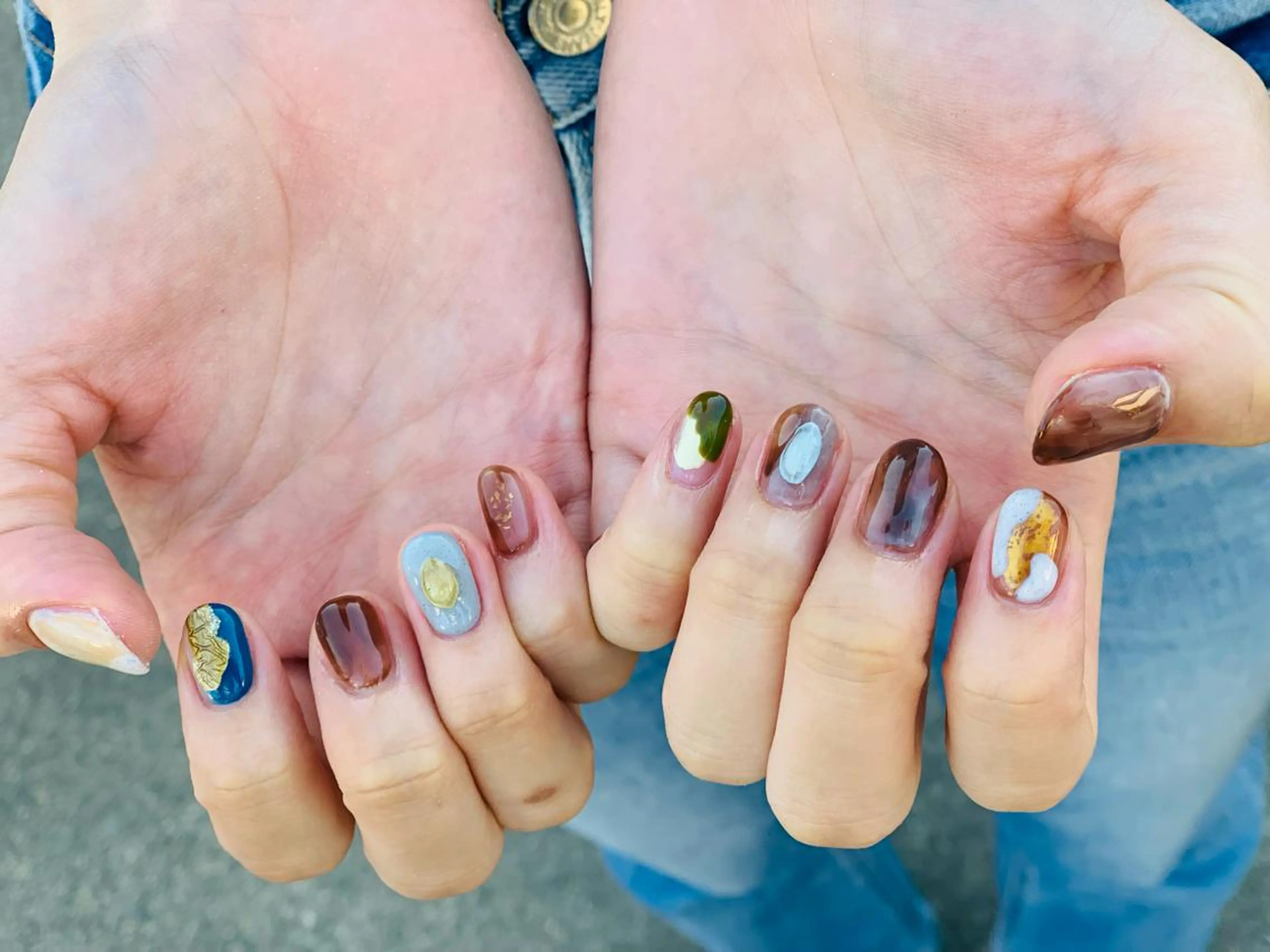 ネイル ハンドネイル 大崎 奈々のネイルデザイン